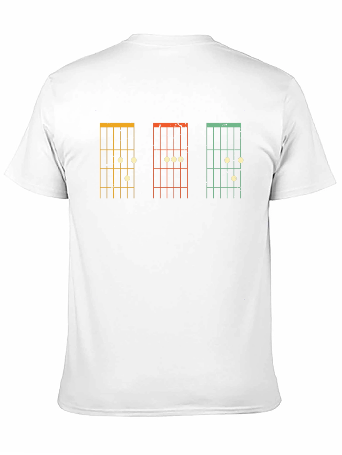 Guitar Chord Diagram Graphic Tee - Black