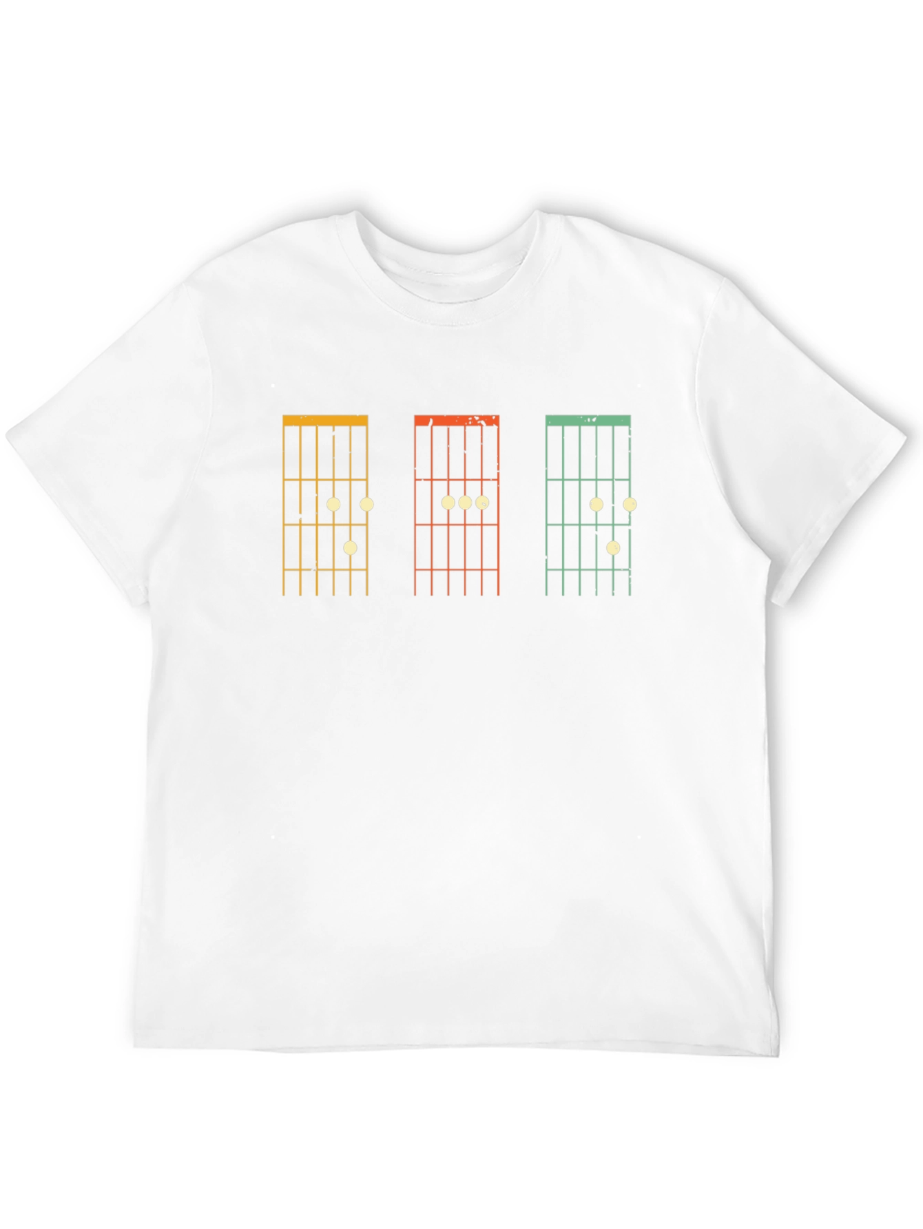 Guitar Chord Diagram Graphic Tee - Black