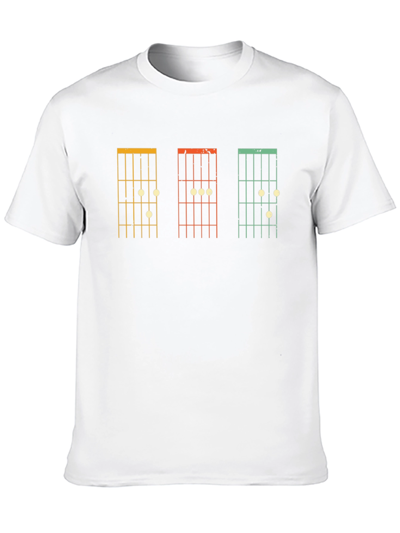 Guitar Chord Diagram Graphic Tee - Black