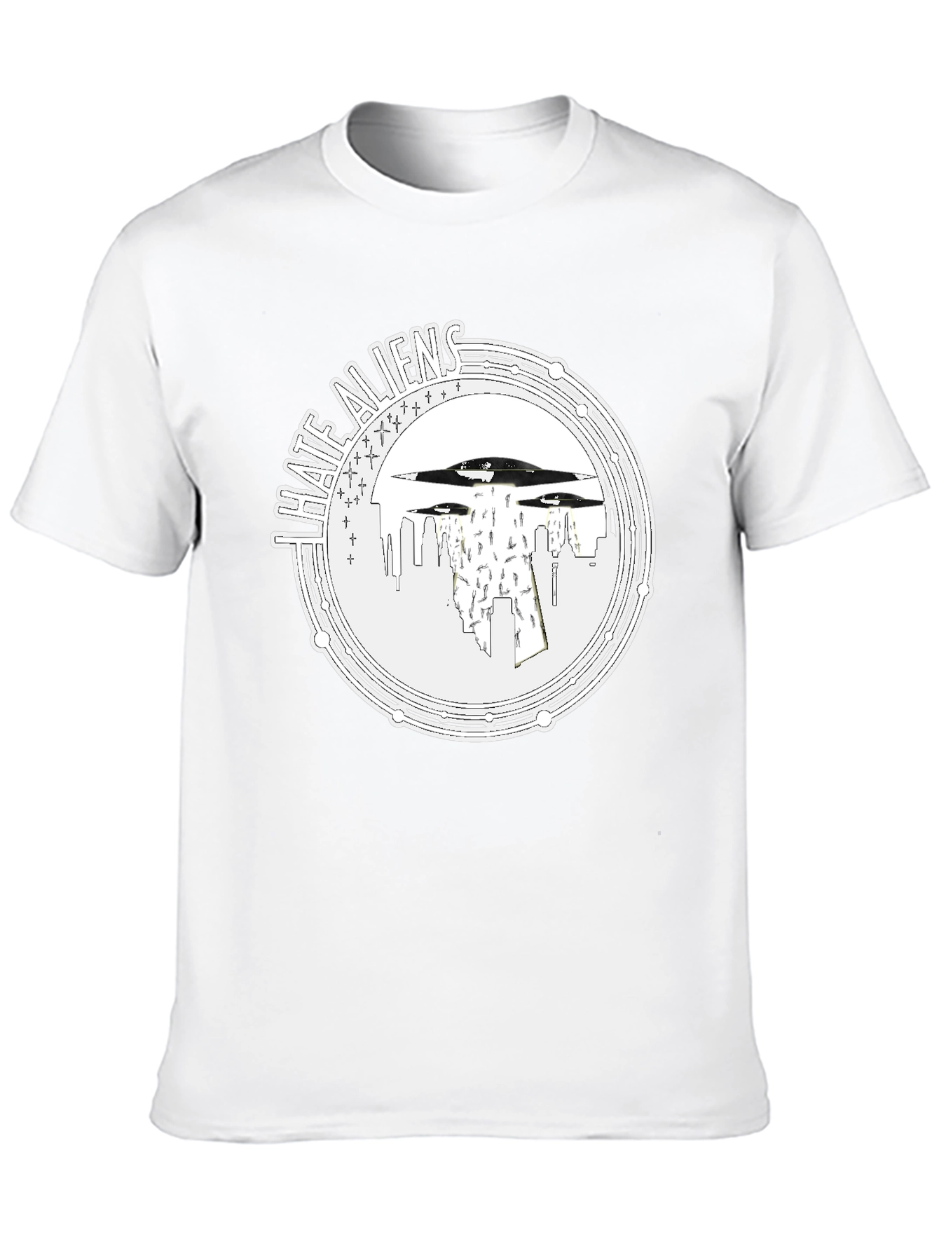 I Hate Aliens UFO T-Shirt