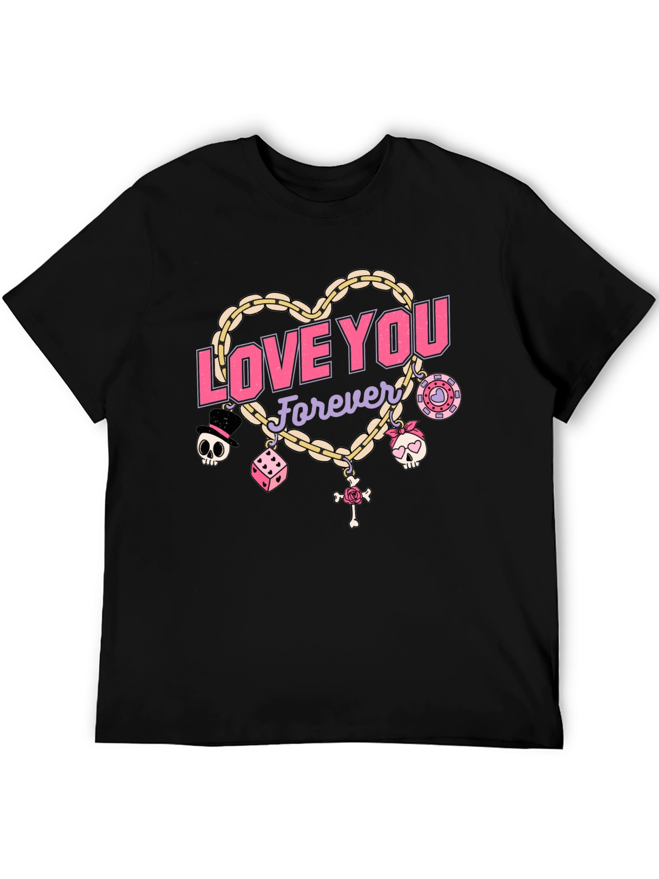 Love You Forever Chain Heart T-Shirt
