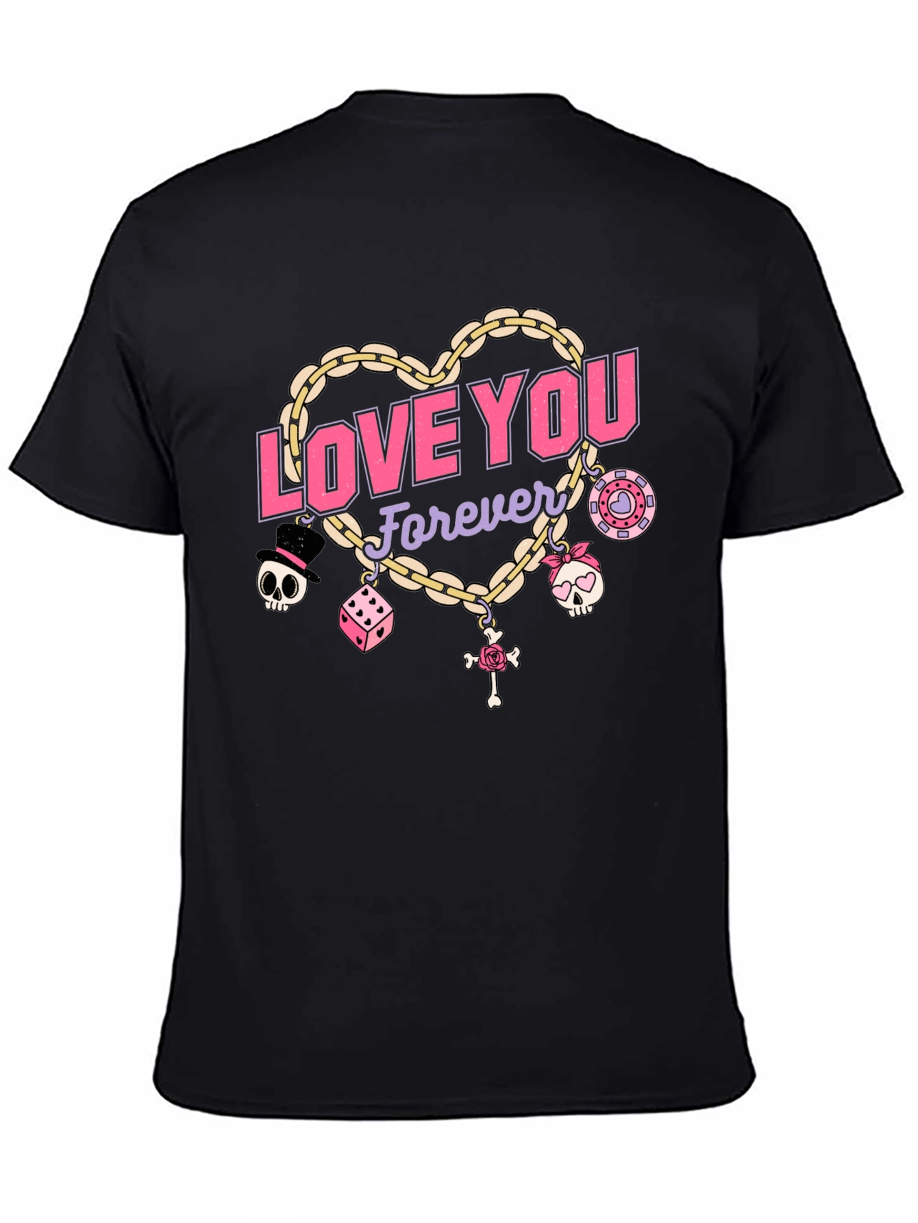 Love You Forever Chain Heart T-Shirt