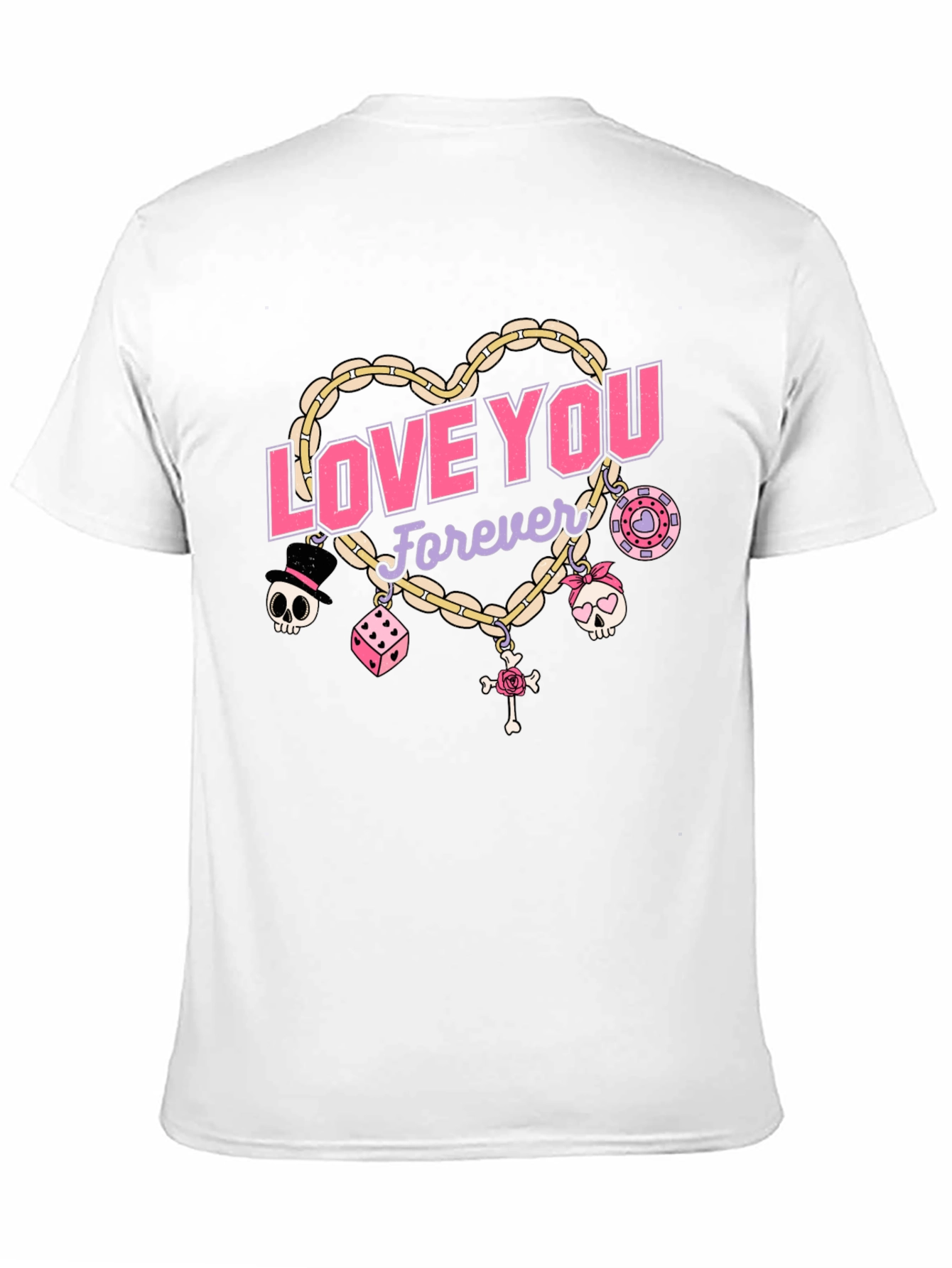 Love You Forever Chain Heart T-Shirt