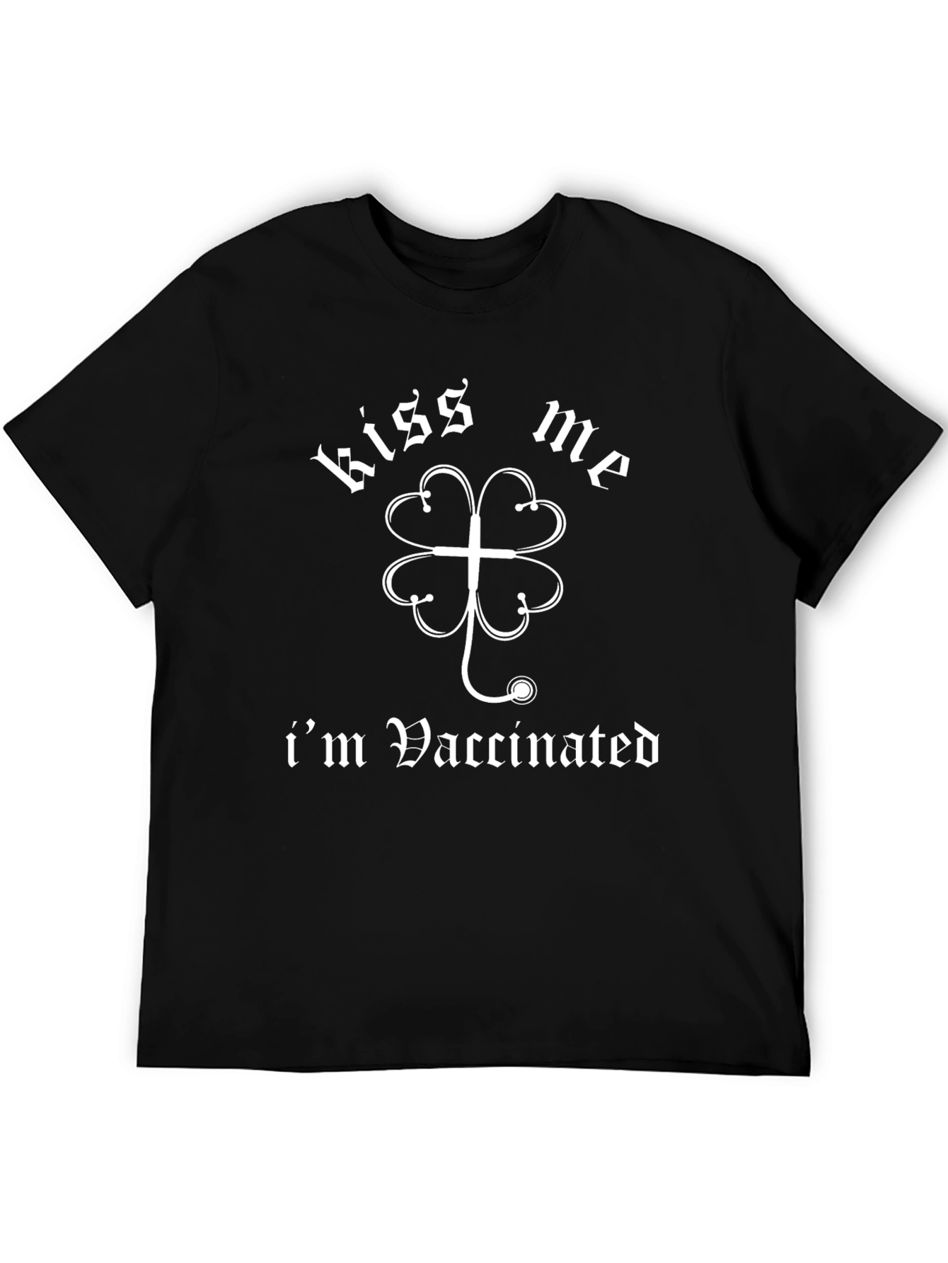 Kiss Me Im Vaccinated St. Patricks Day T-Shirt