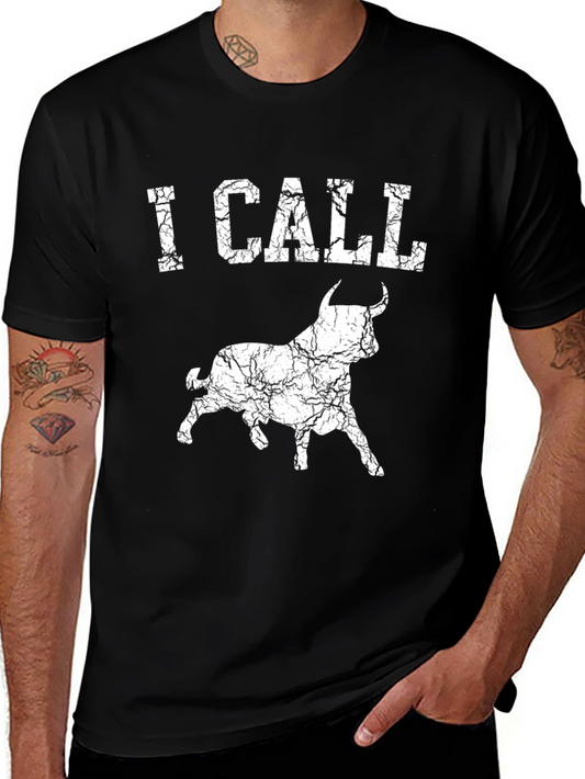 I Call Bull T-Shirt - Distressed Graphic Tee