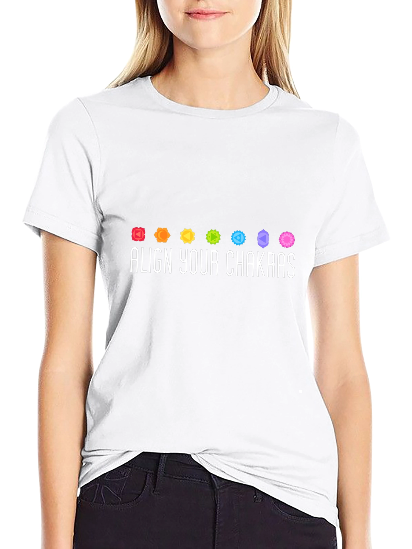 Align Your Chakras T-Shirt - Spiritual & Stylish