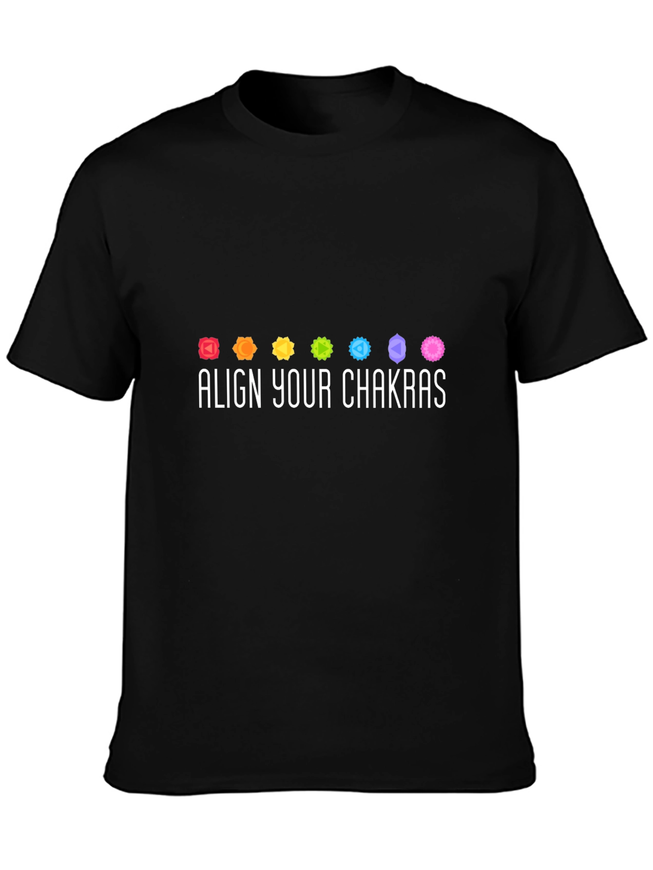 Align Your Chakras T-Shirt - Spiritual & Stylish