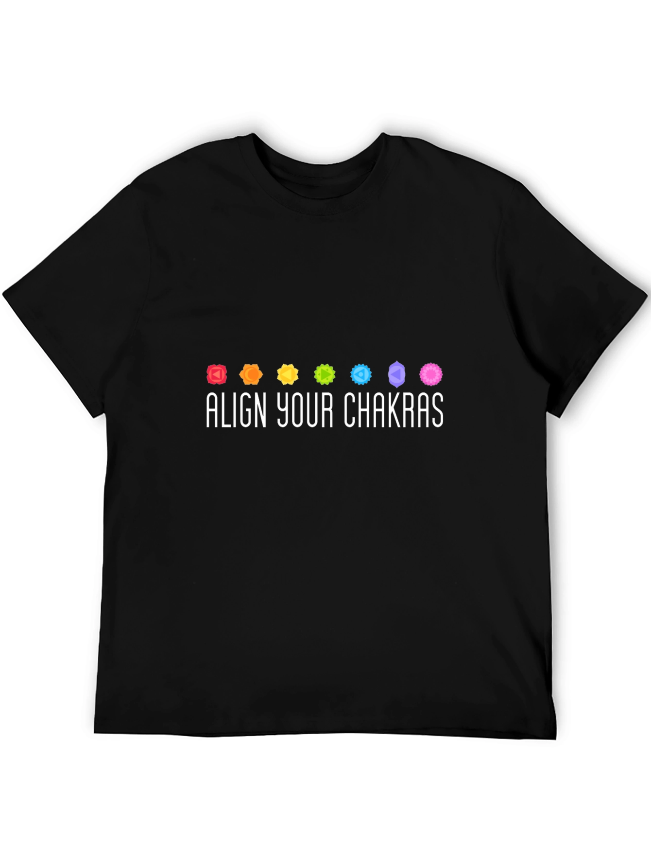 Align Your Chakras T-Shirt - Spiritual & Stylish