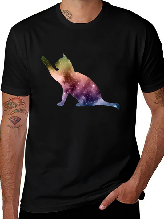 Galaxy Cat Graphic T-Shirt