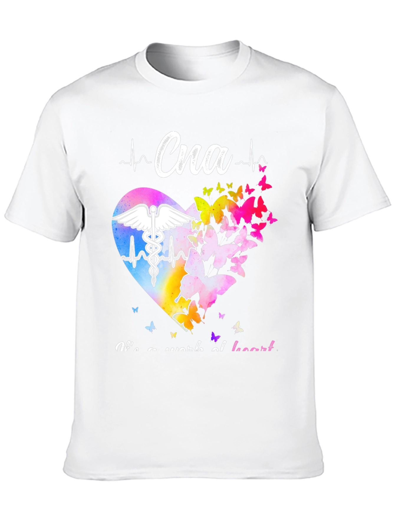 CNA Heartbeat Butterfly Graphic T-Shirt
