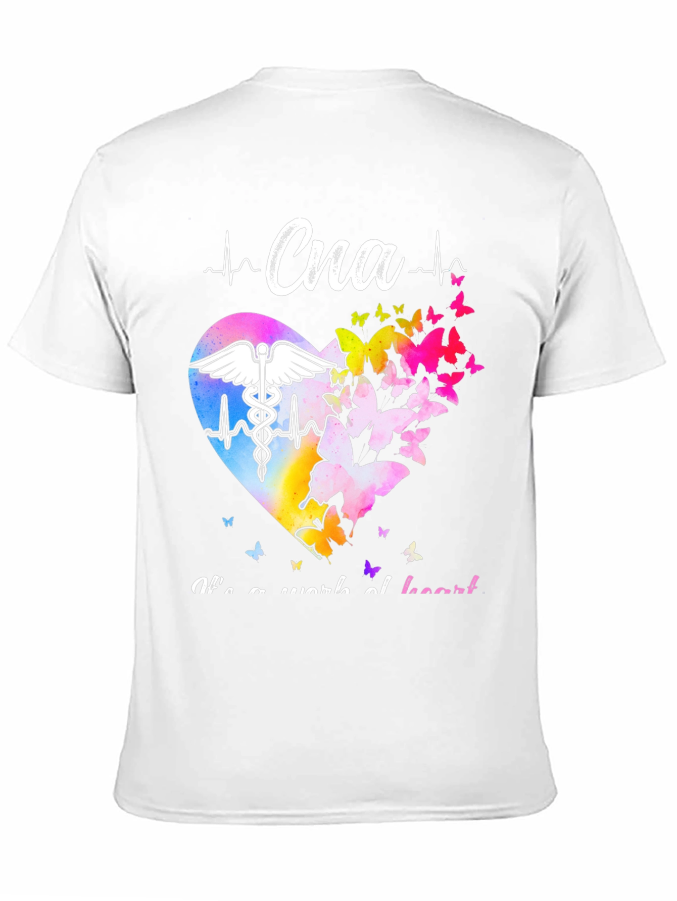 CNA Heartbeat Butterfly Graphic T-Shirt
