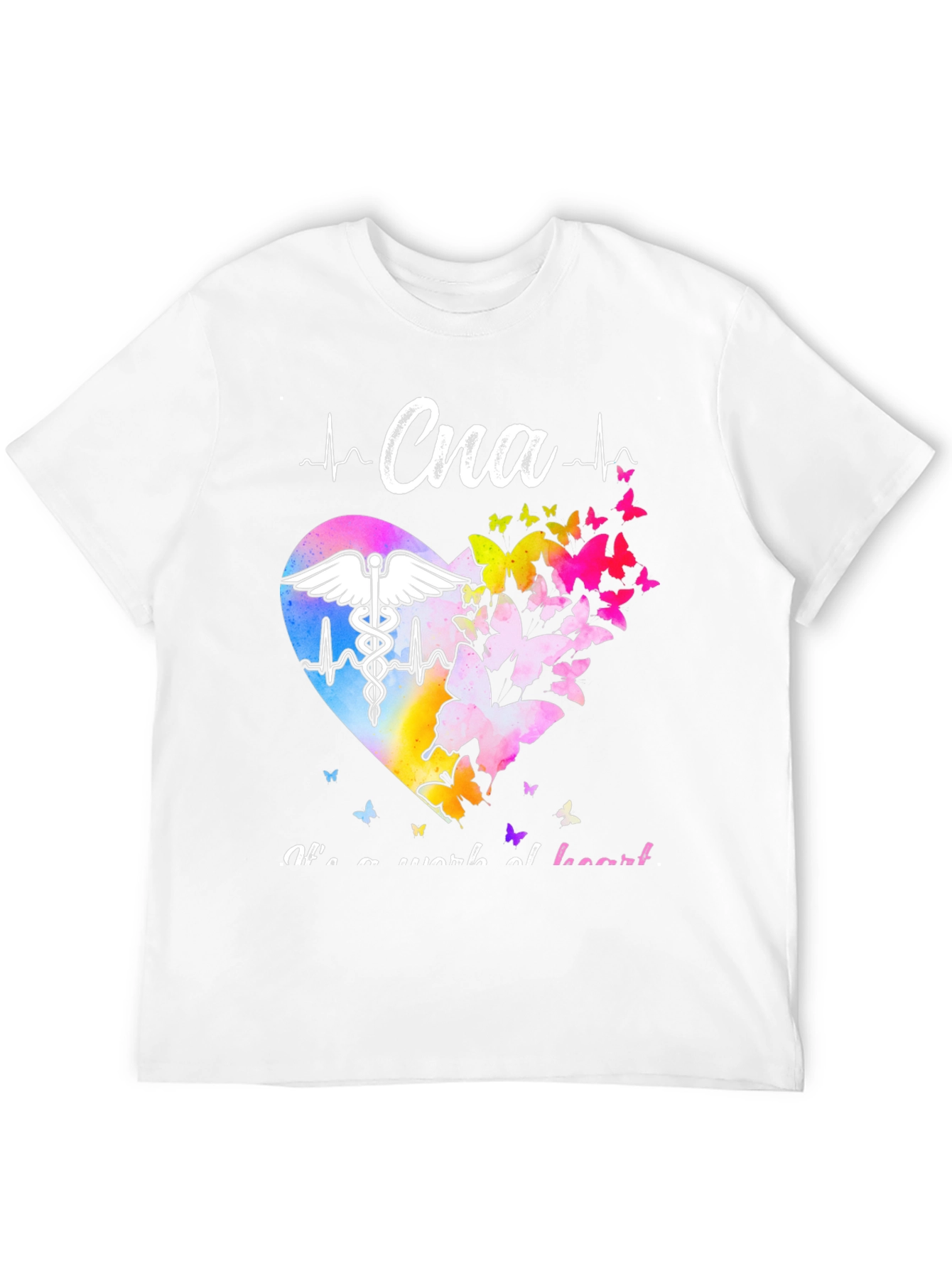 CNA Heartbeat Butterfly Graphic T-Shirt