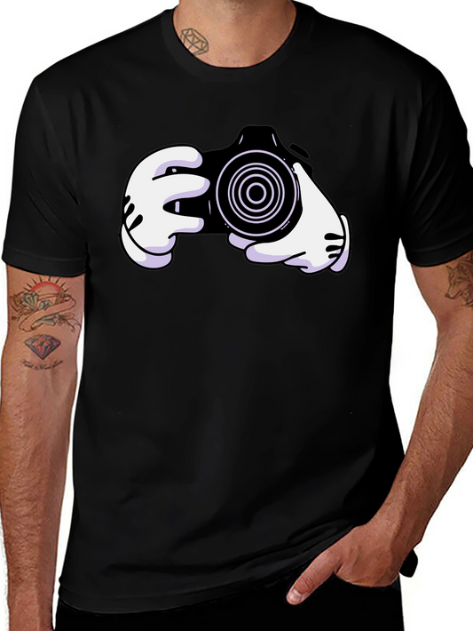 Cartoon Camera Graphic Tee