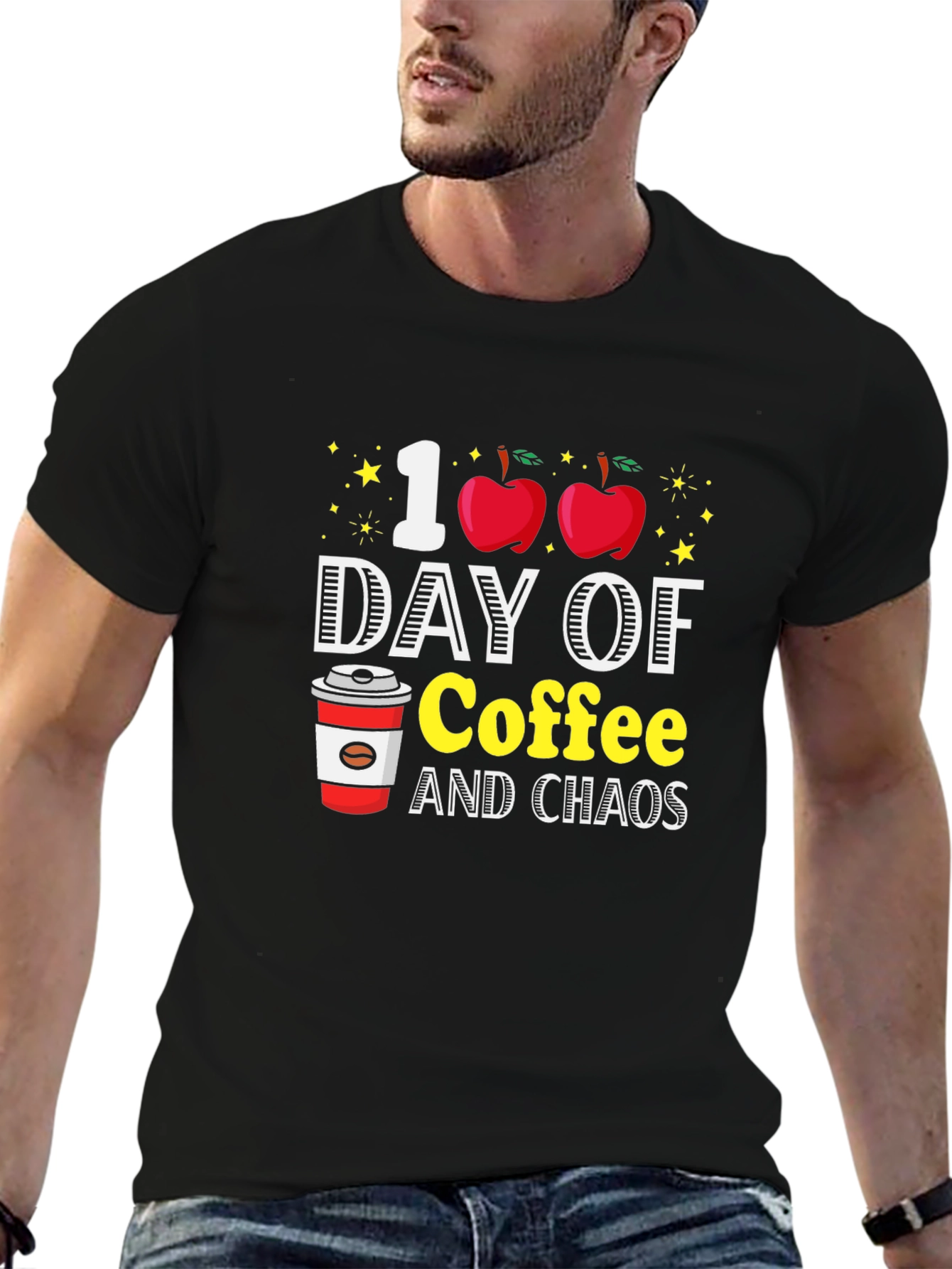 100 Days of Coffee and Chaos T-Shirt