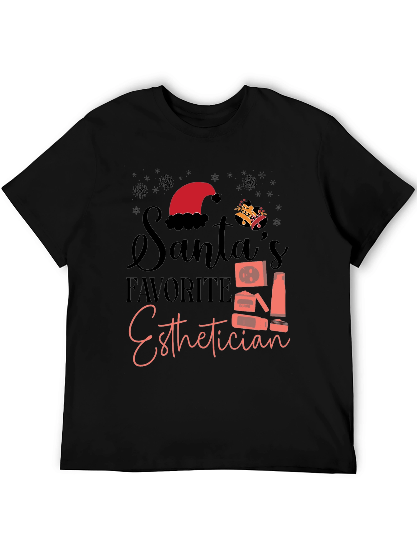 Santas Favorite Esthetician Graphic Tee