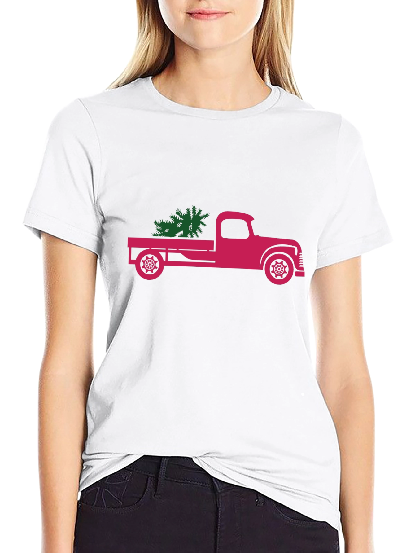 Christmas Tree Truck Graphic Tee