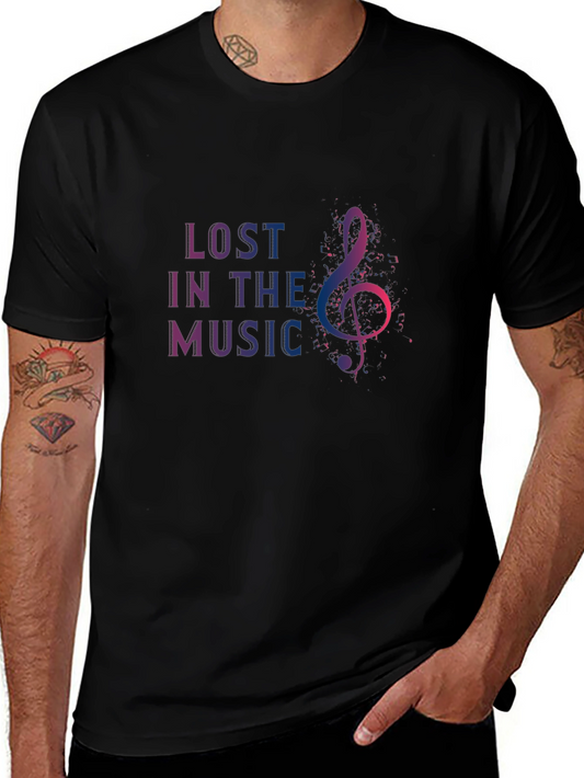 Lost In The Music Graphic T-Shirt