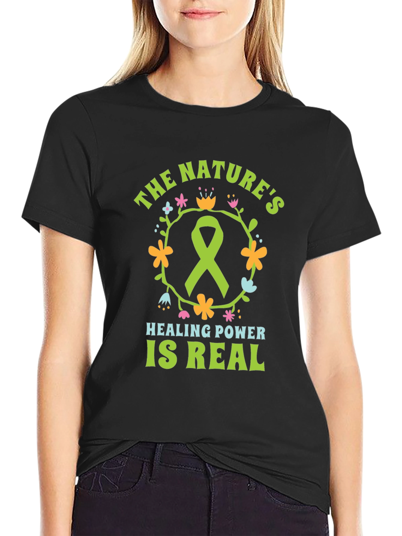 Natures Healing Power T-Shirt - Eco-Friendly Design