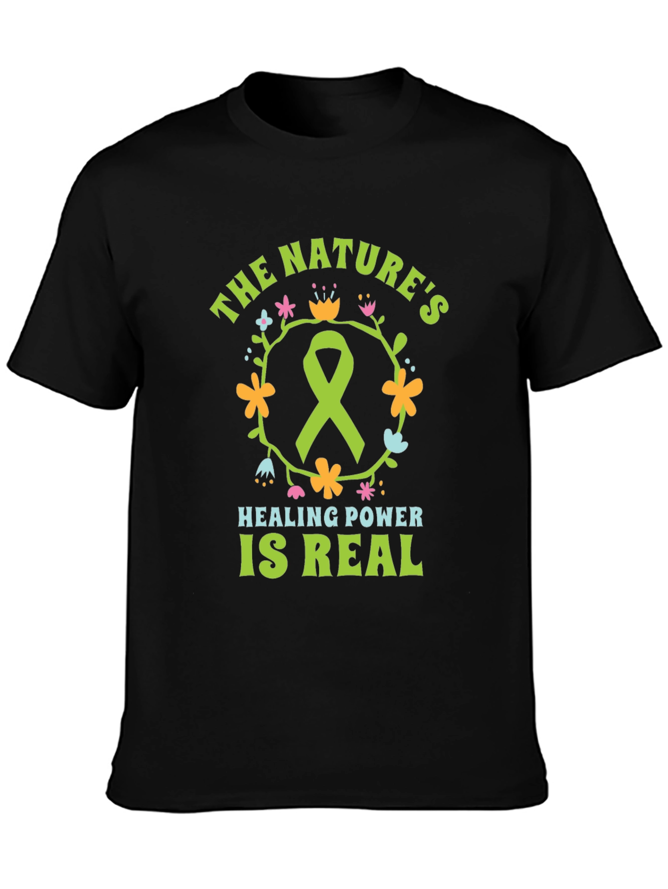 Natures Healing Power T-Shirt - Eco-Friendly Design