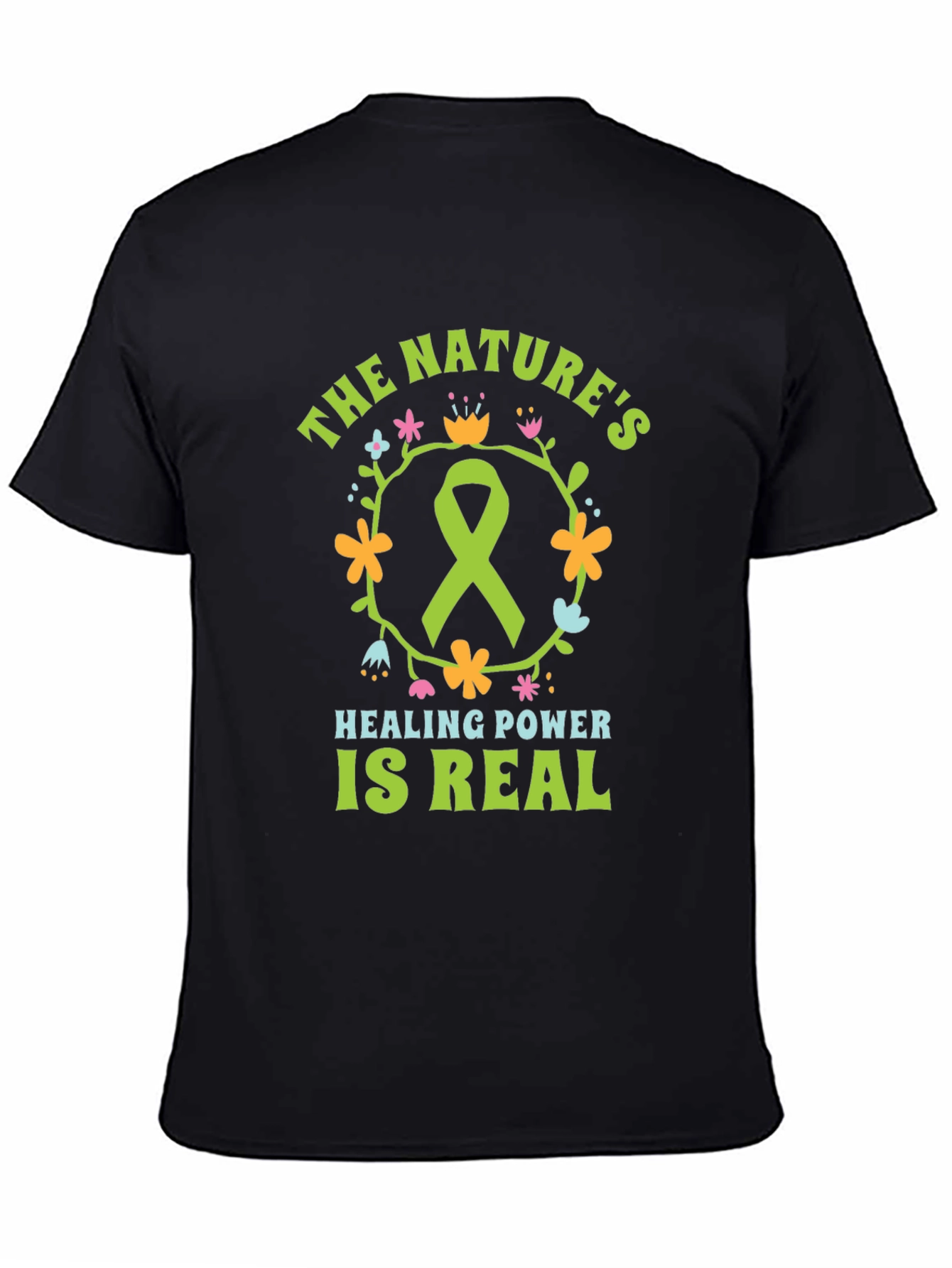 Natures Healing Power T-Shirt - Eco-Friendly Design