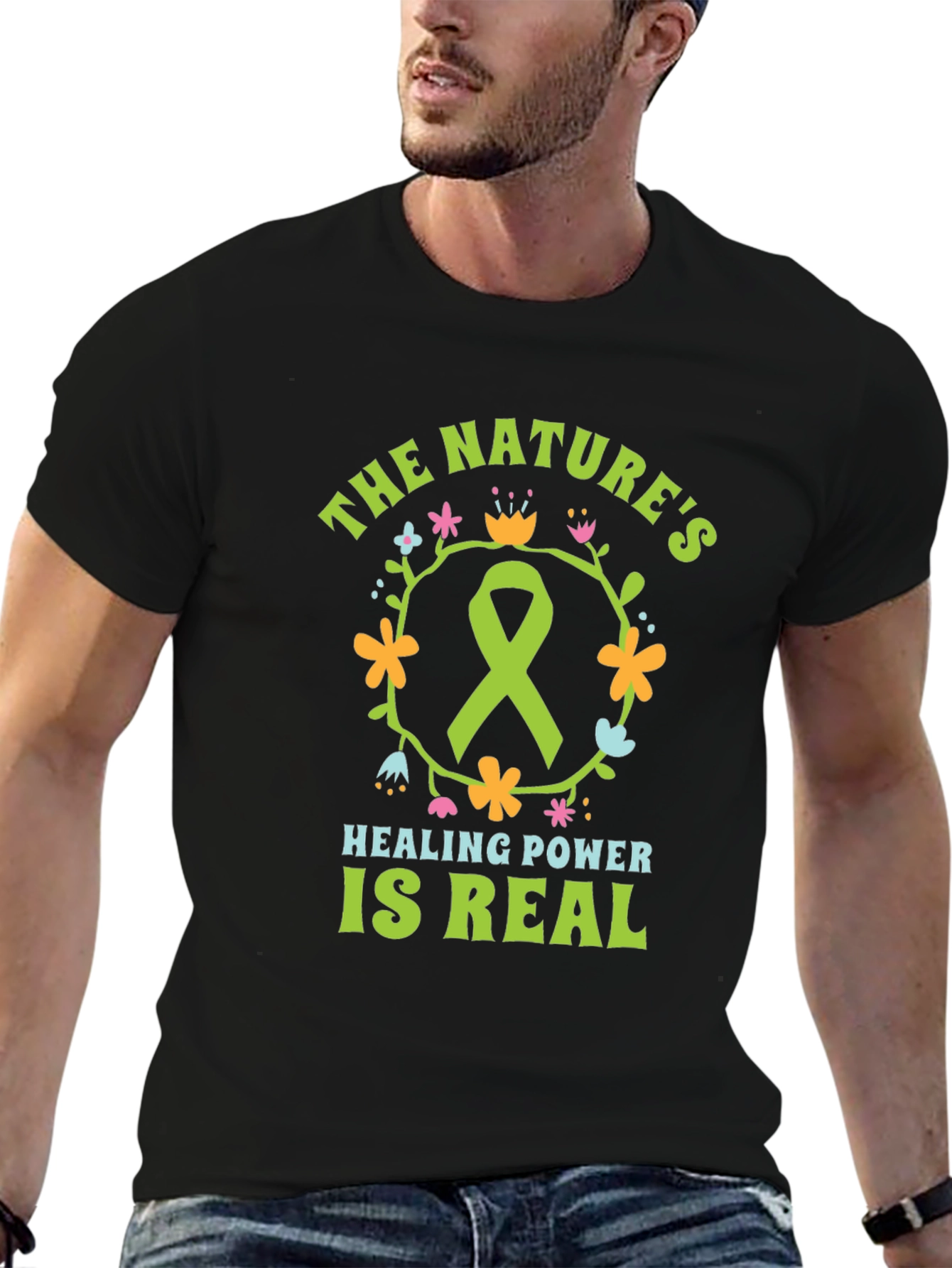 Natures Healing Power T-Shirt - Eco-Friendly Design