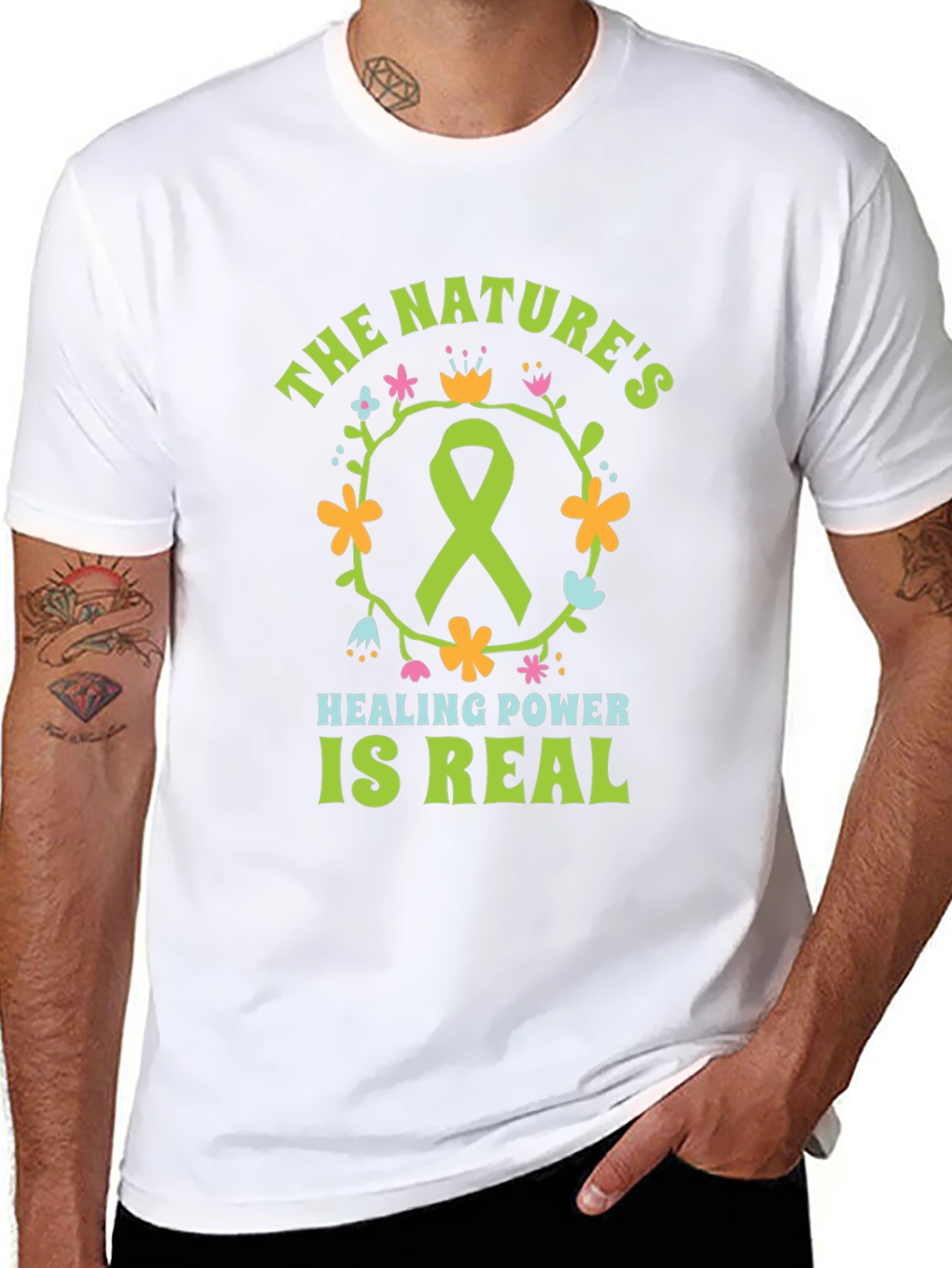 Natures Healing Power T-Shirt - Eco-Friendly Design