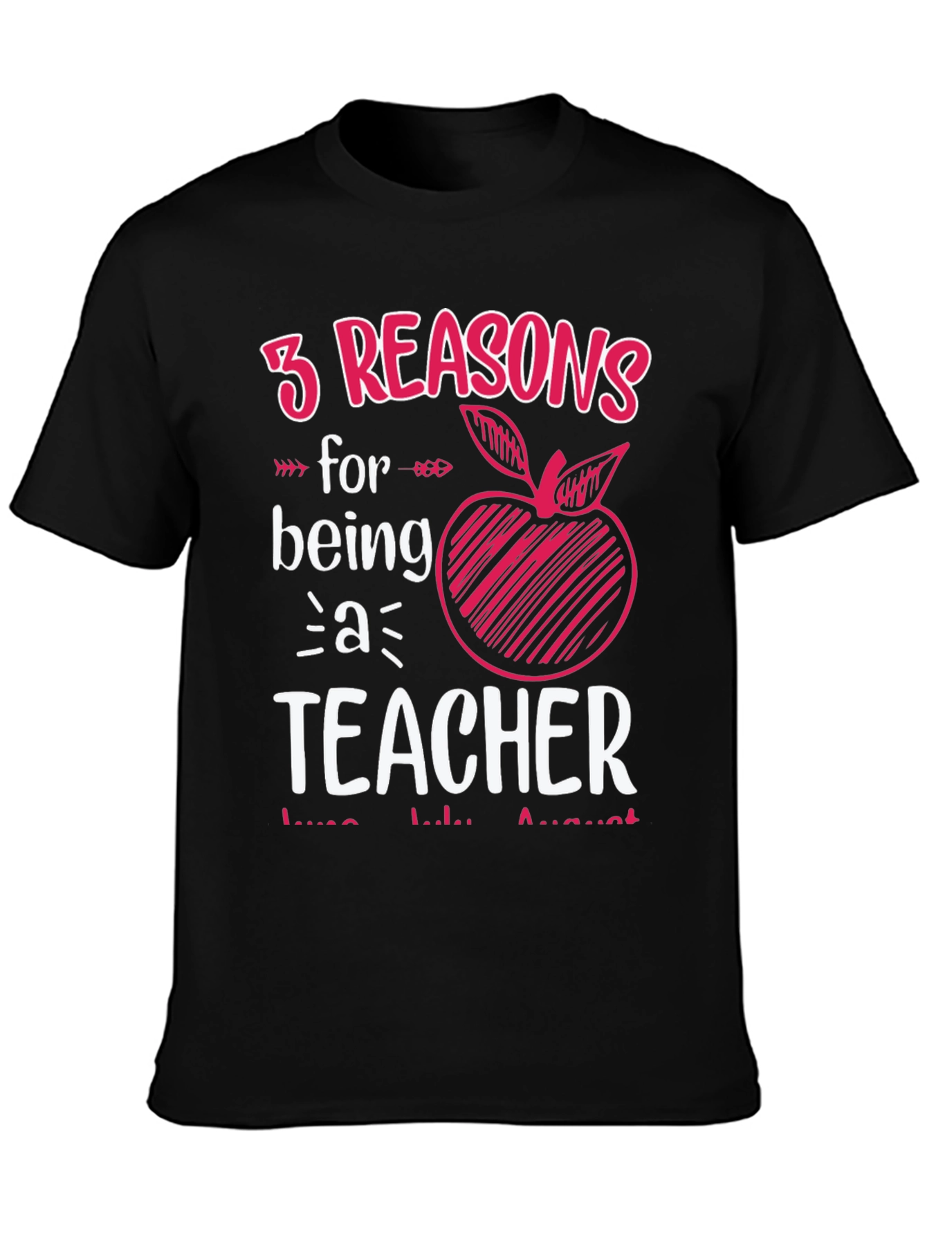 3 Reasons Teacher Graphic Tee