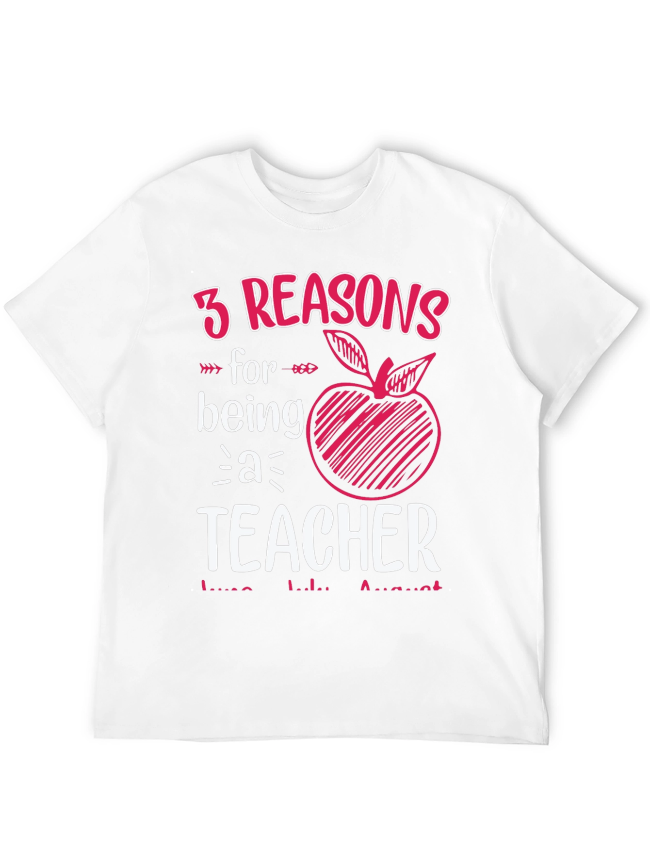 3 Reasons Teacher Graphic Tee