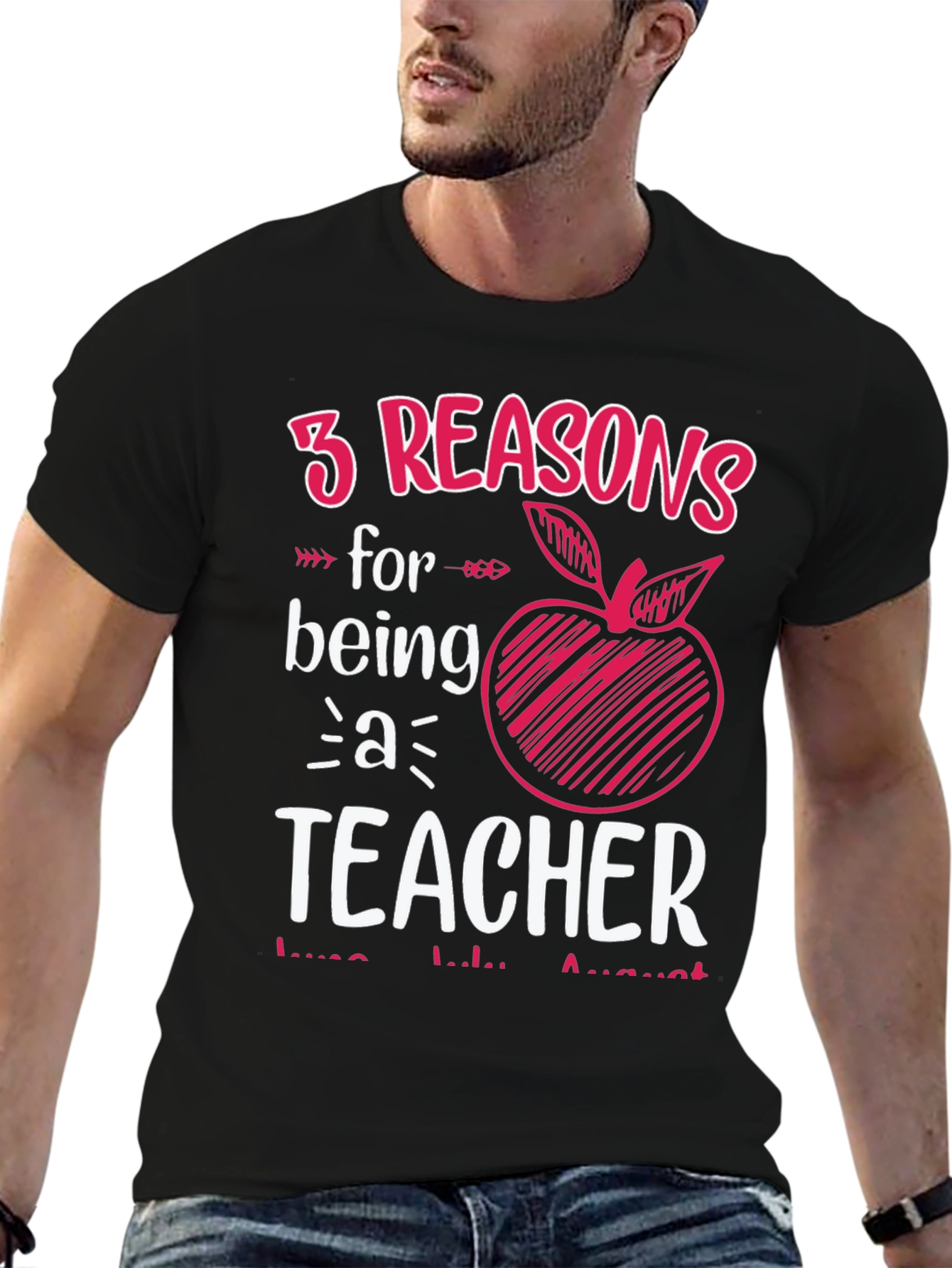 3 Reasons Teacher Graphic Tee