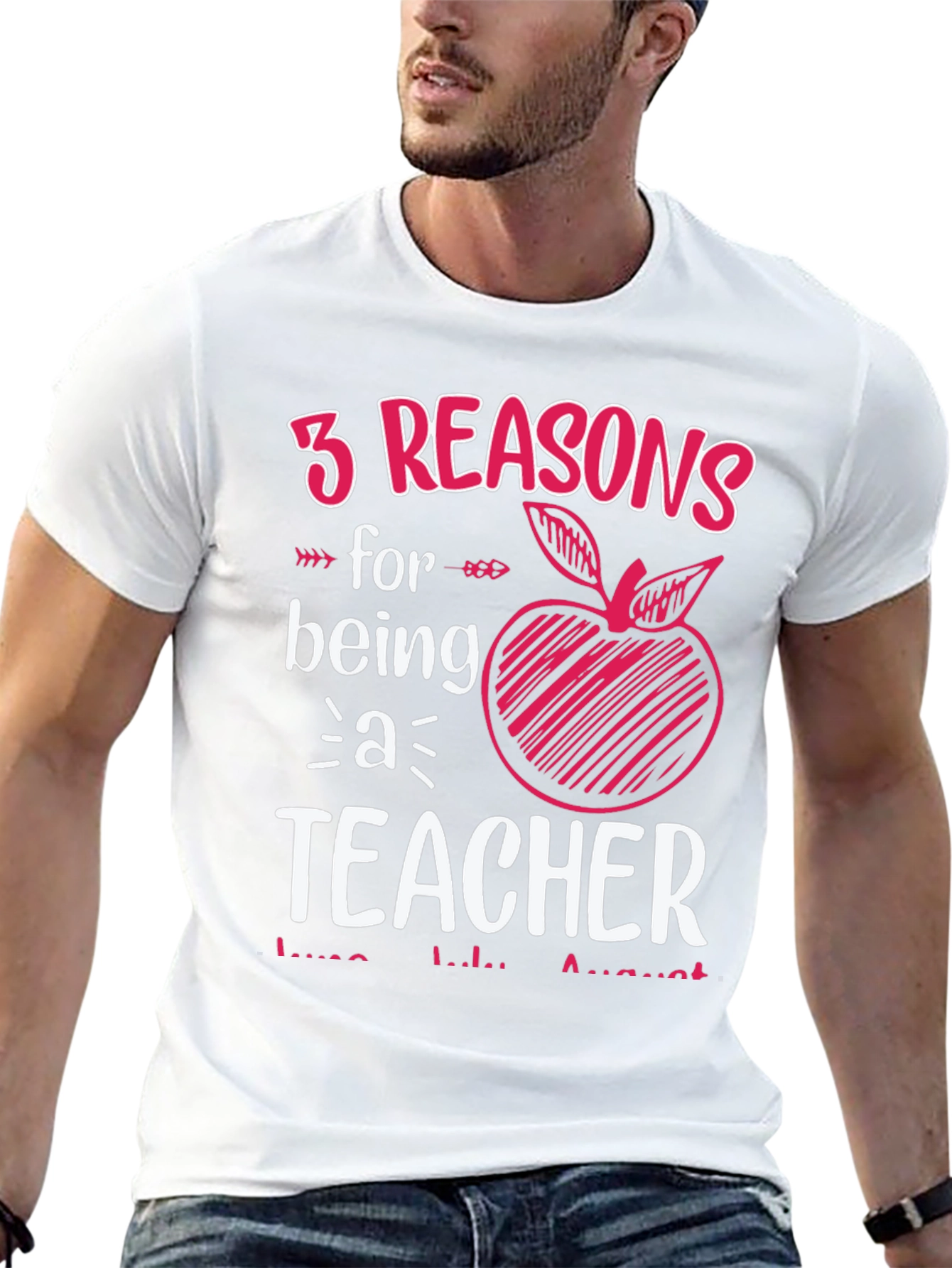 3 Reasons Teacher Graphic Tee