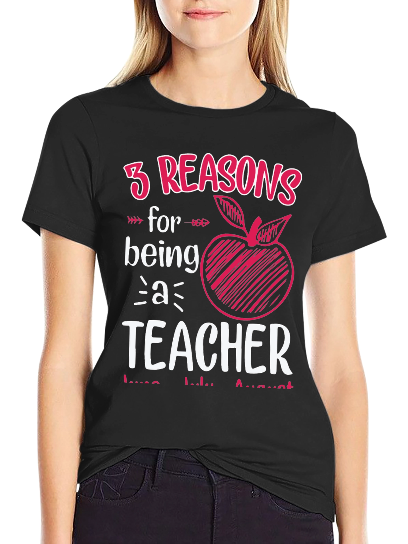 3 Reasons Teacher Graphic Tee