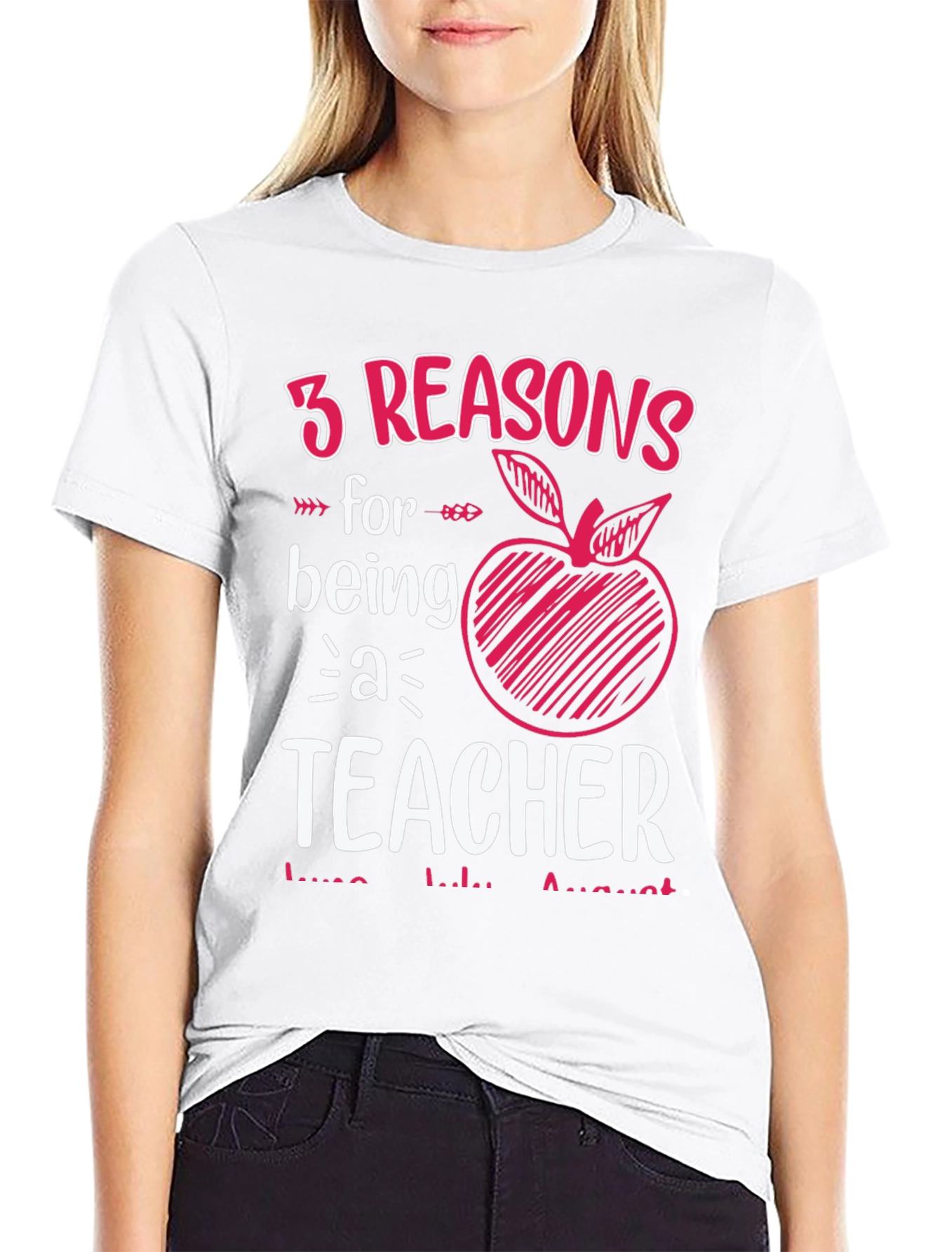 3 Reasons Teacher Graphic Tee