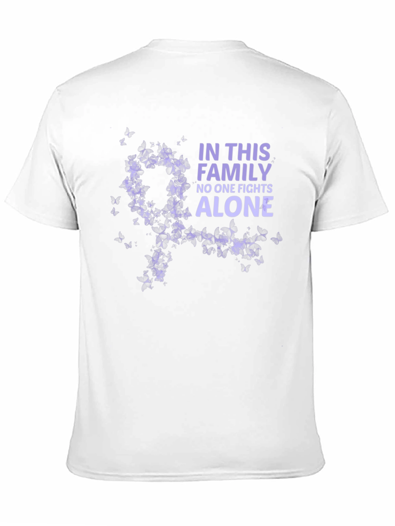 Family Fights Alone Awareness Tee - Black