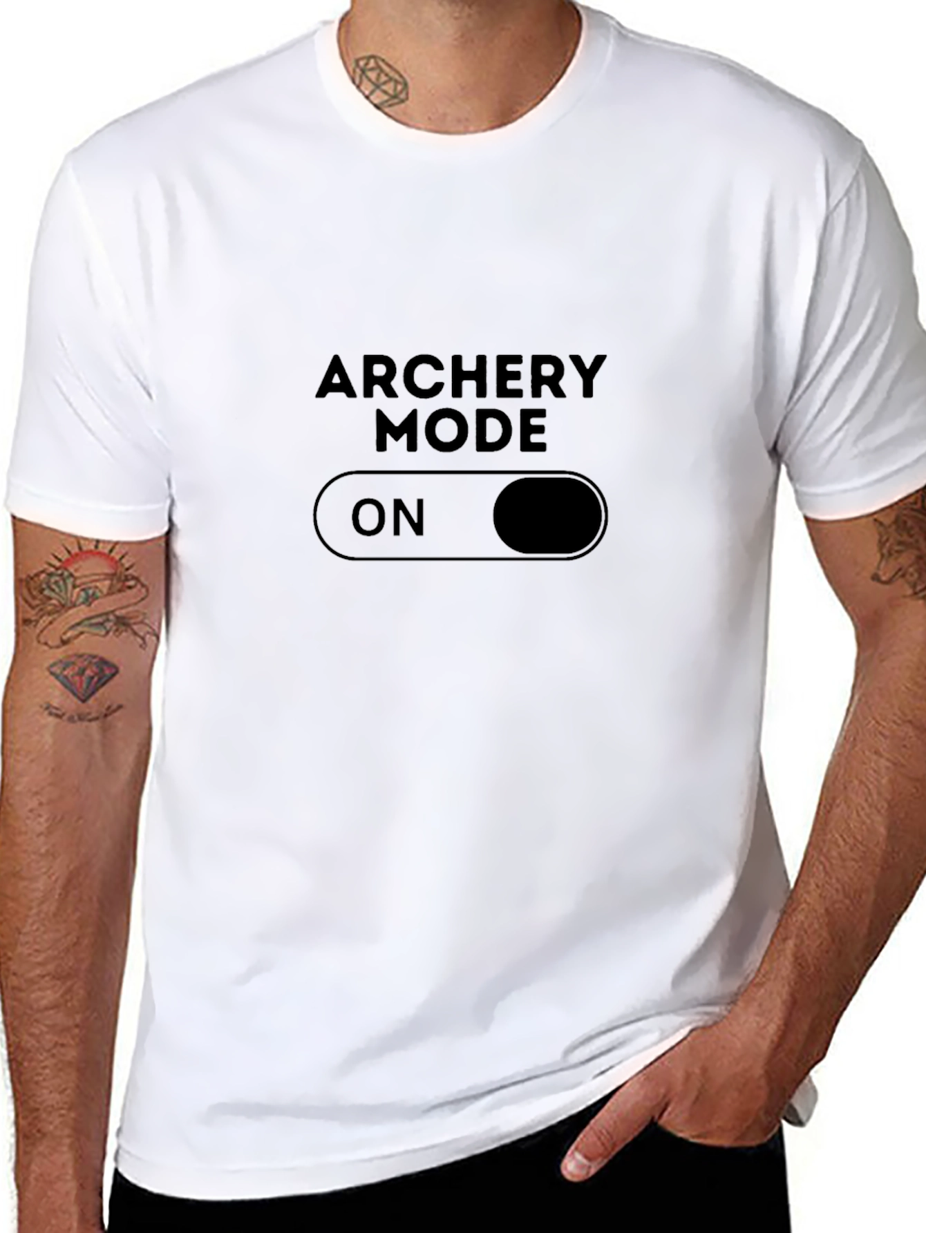 Archery Mode ON Black T-Shirt