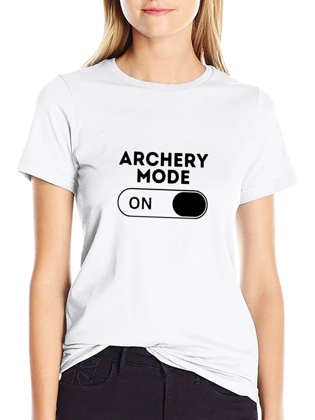 Archery Mode ON Black T-Shirt
