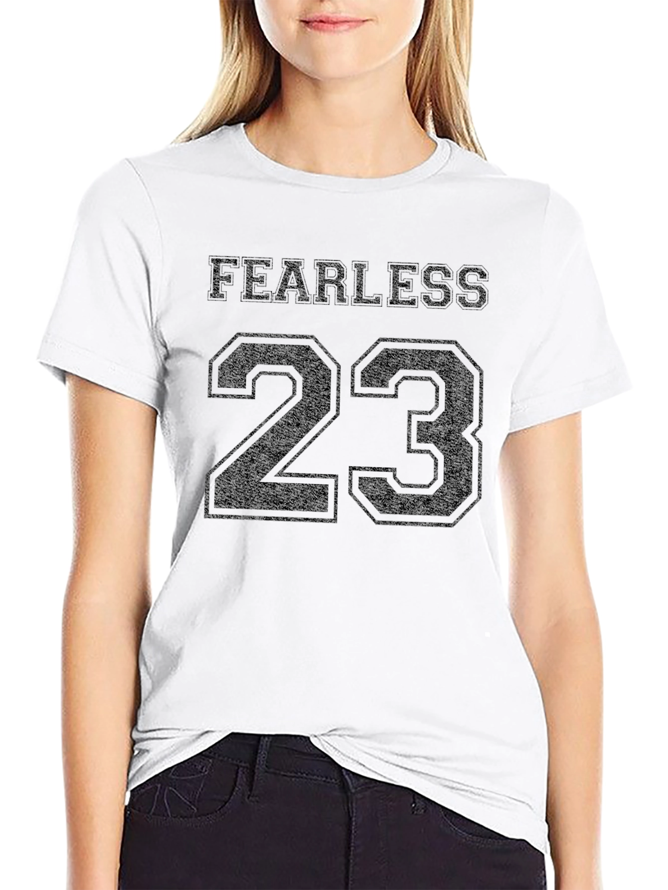 Fearless 23 Graphic T-Shirt - Black