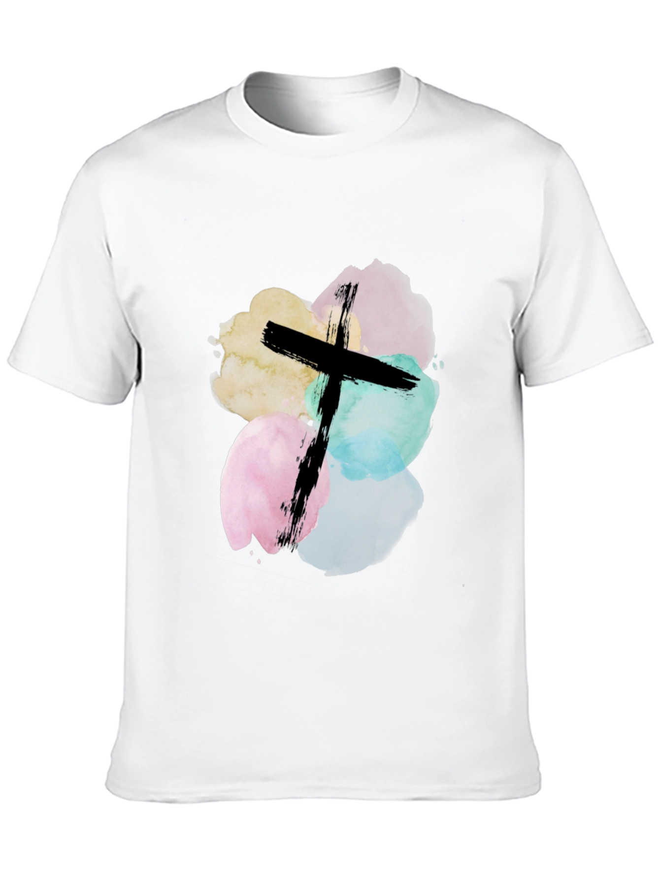 Watercolor Cross Graphic Tee