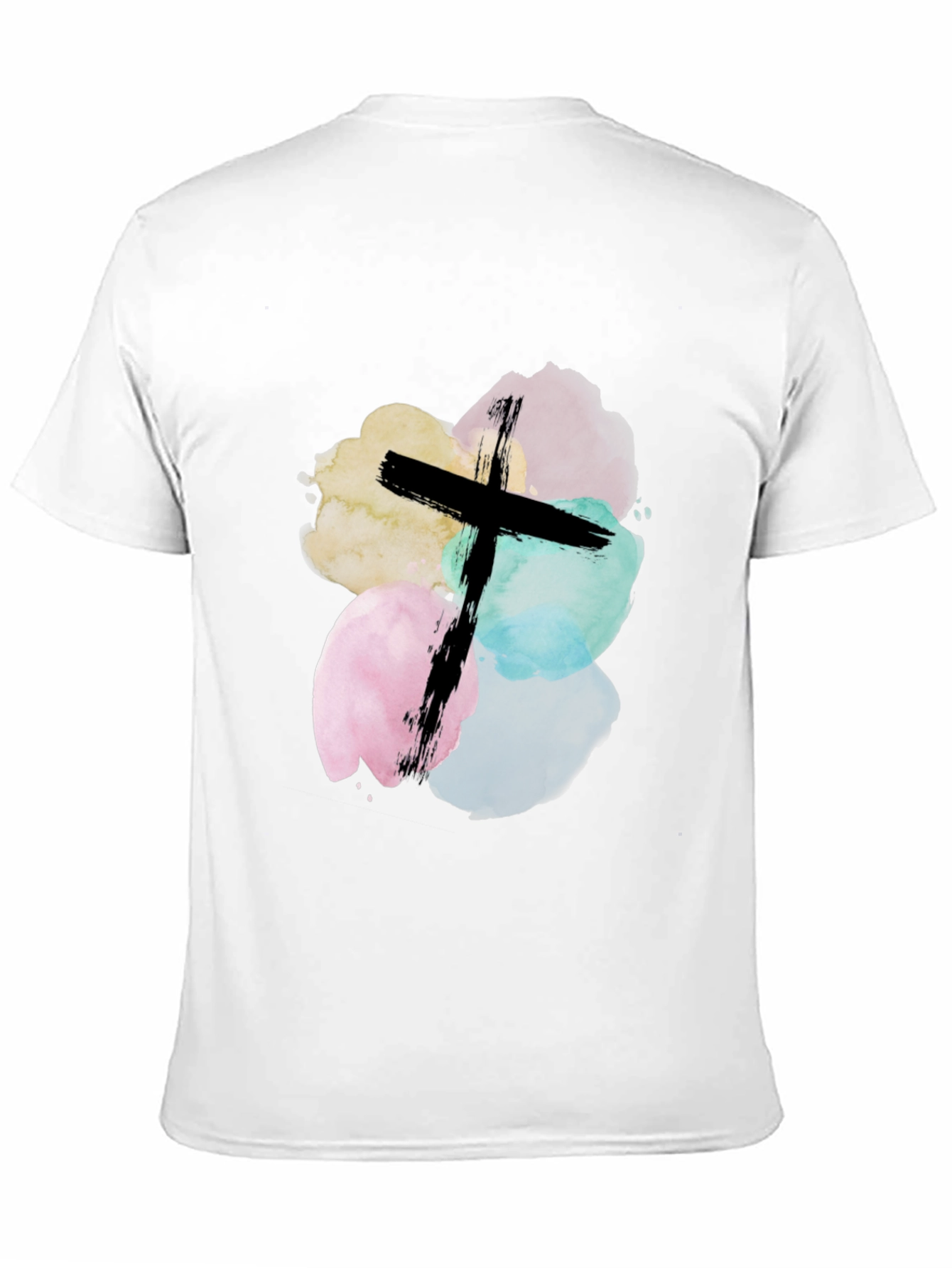 Watercolor Cross Graphic Tee