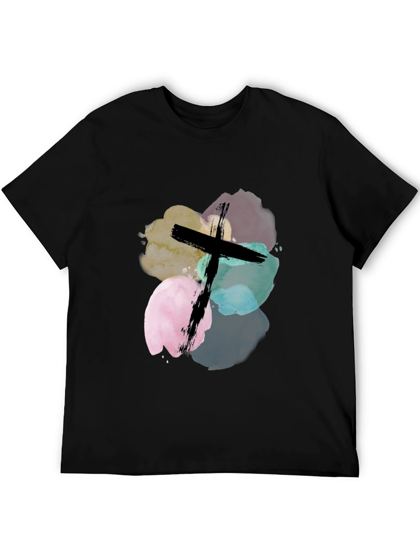 Watercolor Cross Graphic Tee