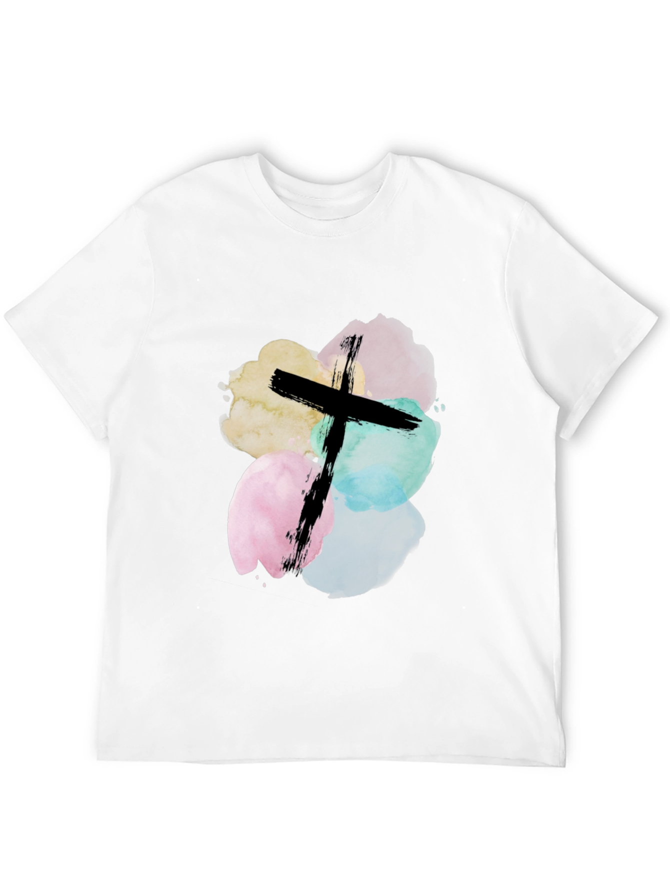 Watercolor Cross Graphic Tee