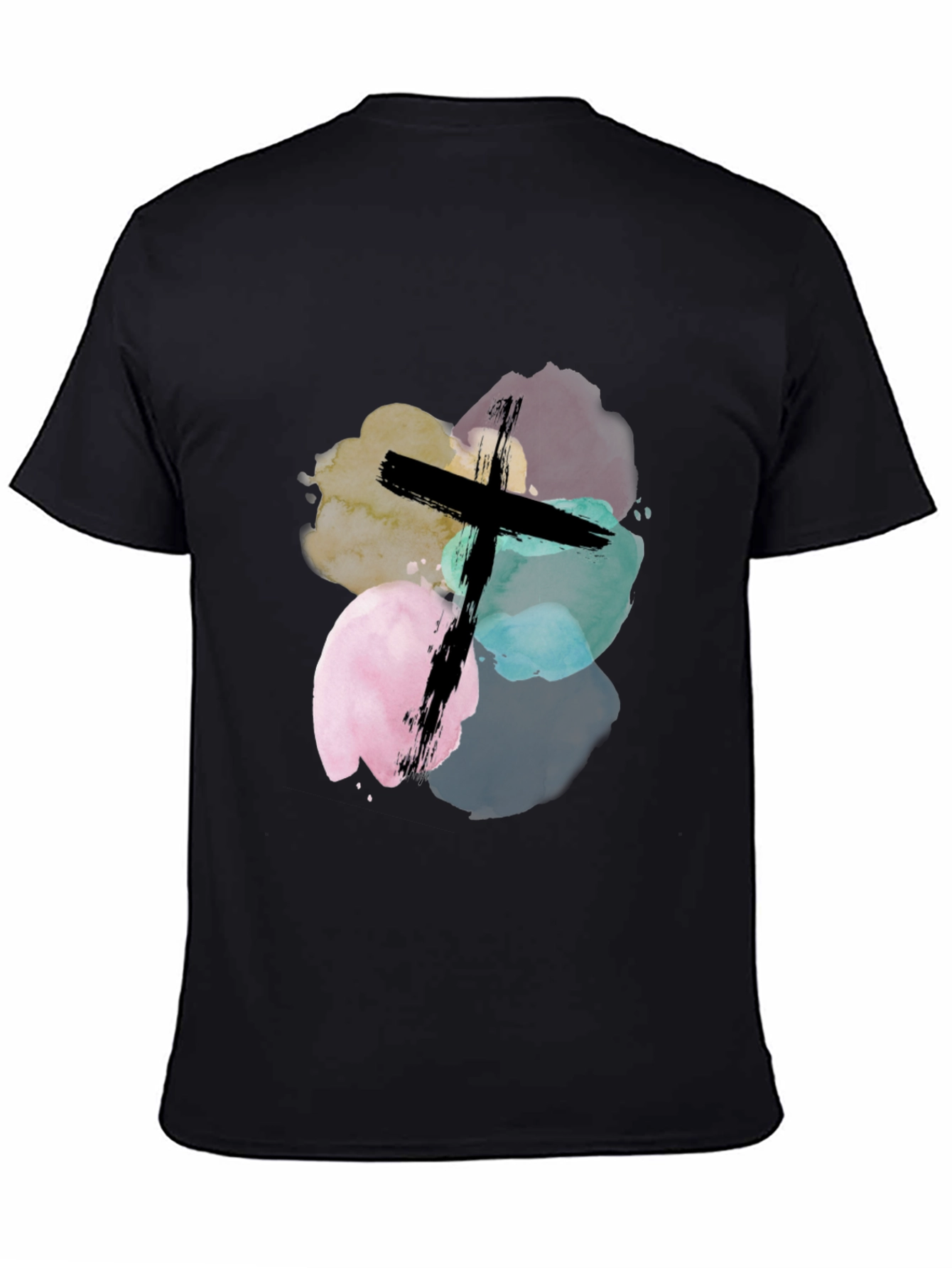 Watercolor Cross Graphic Tee
