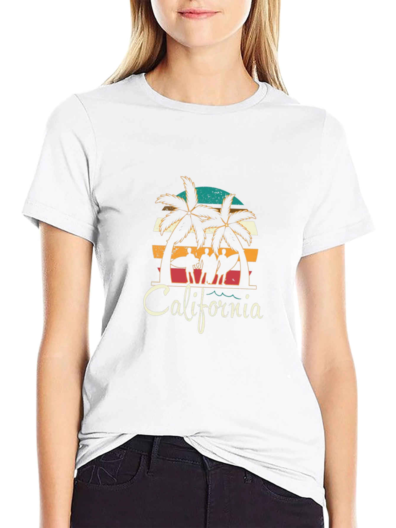 California Surf T-Shirt - Retro Beach Style