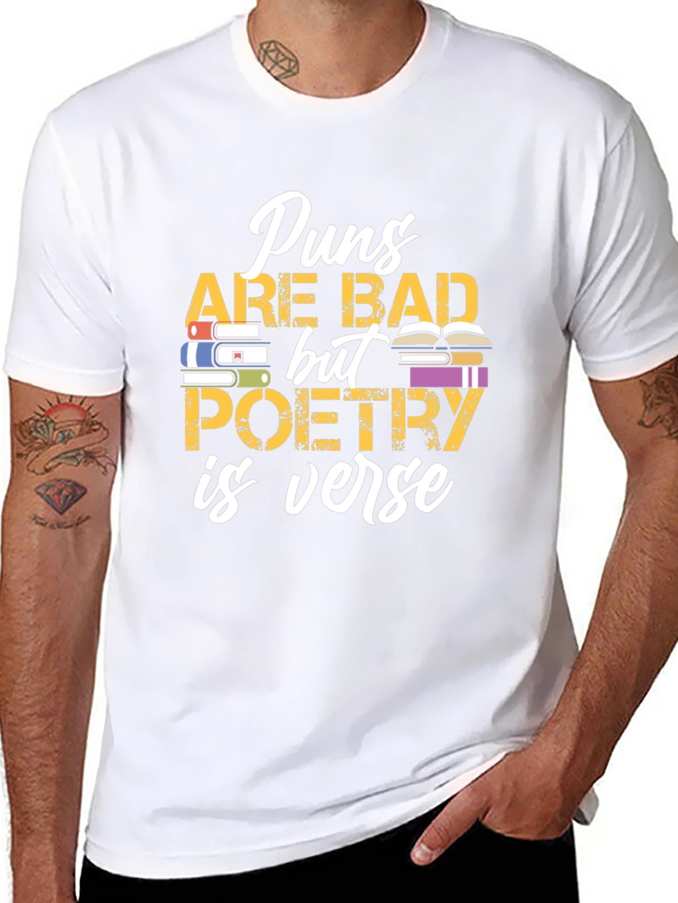 Puns Are Bad Poetry is Verse Graphic T-Shirt