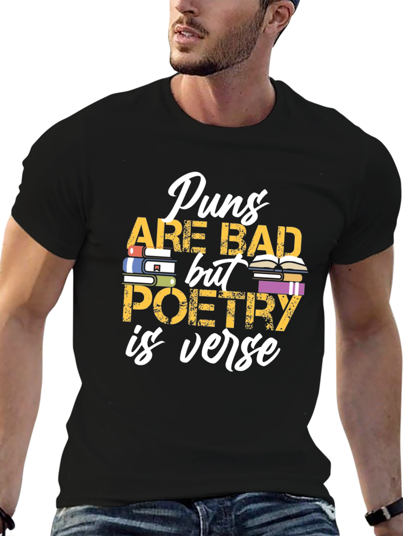 Puns Are Bad Poetry is Verse Graphic T-Shirt
