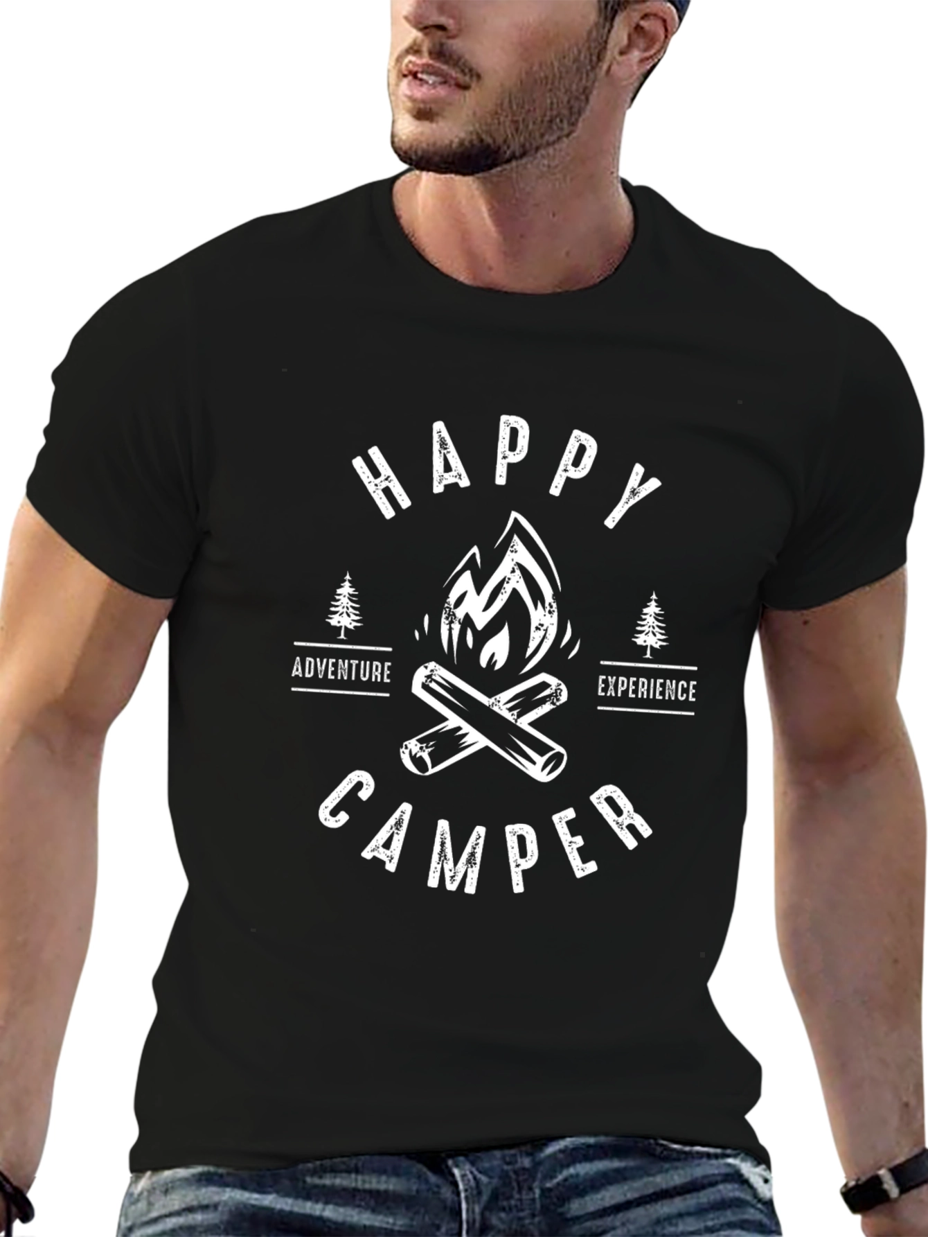 Happy Camper Graphic T-Shirt - Adventure Tee