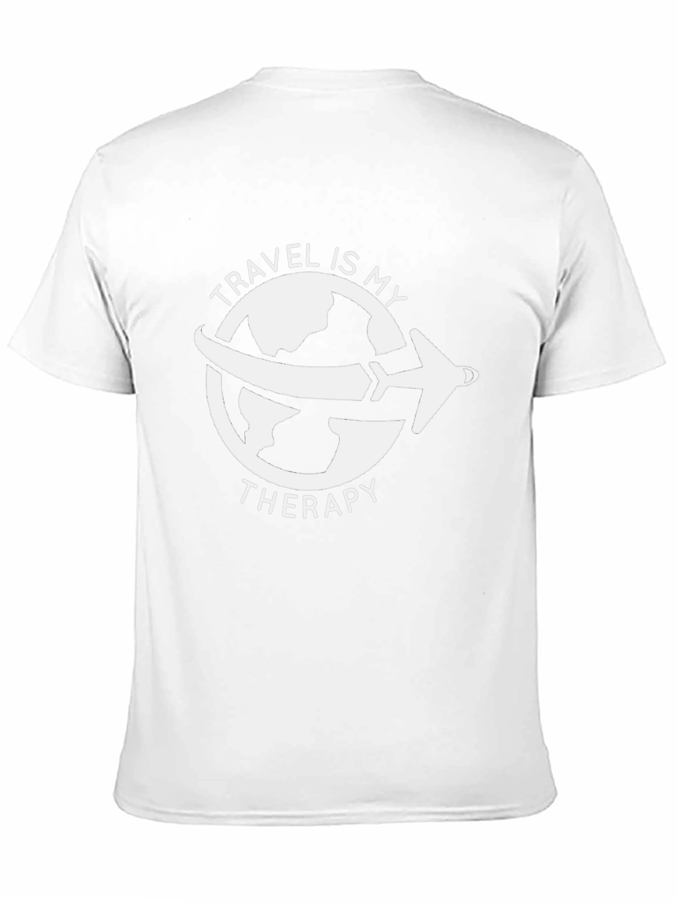 Travel Is My Therapy Graphic Tee - Adventure Shirt