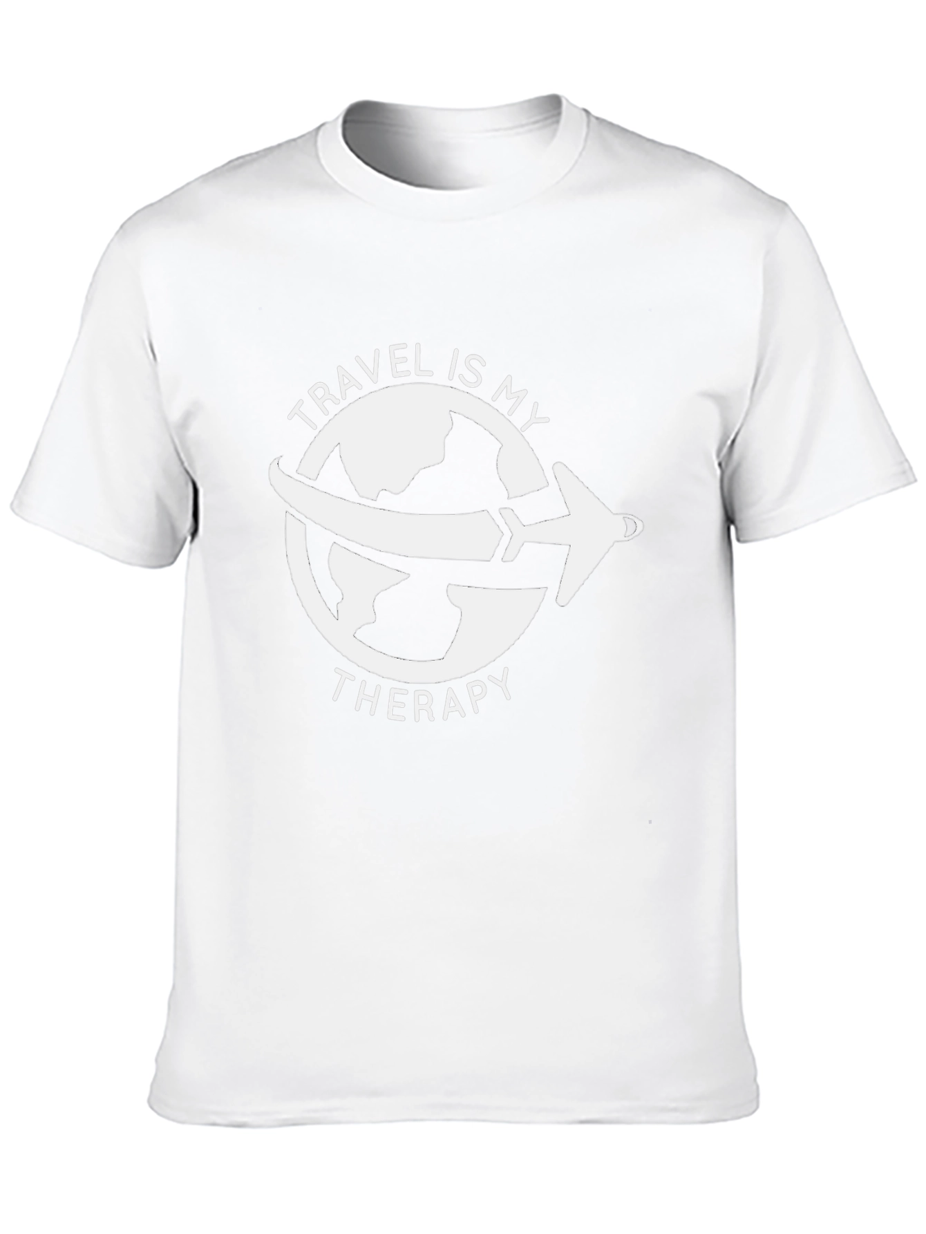 Travel Is My Therapy Graphic Tee - Adventure Shirt