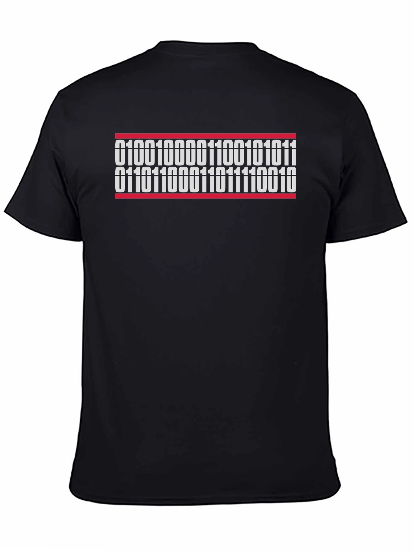 Binary Code Graphic Tee - Geek Chic T-Shirt