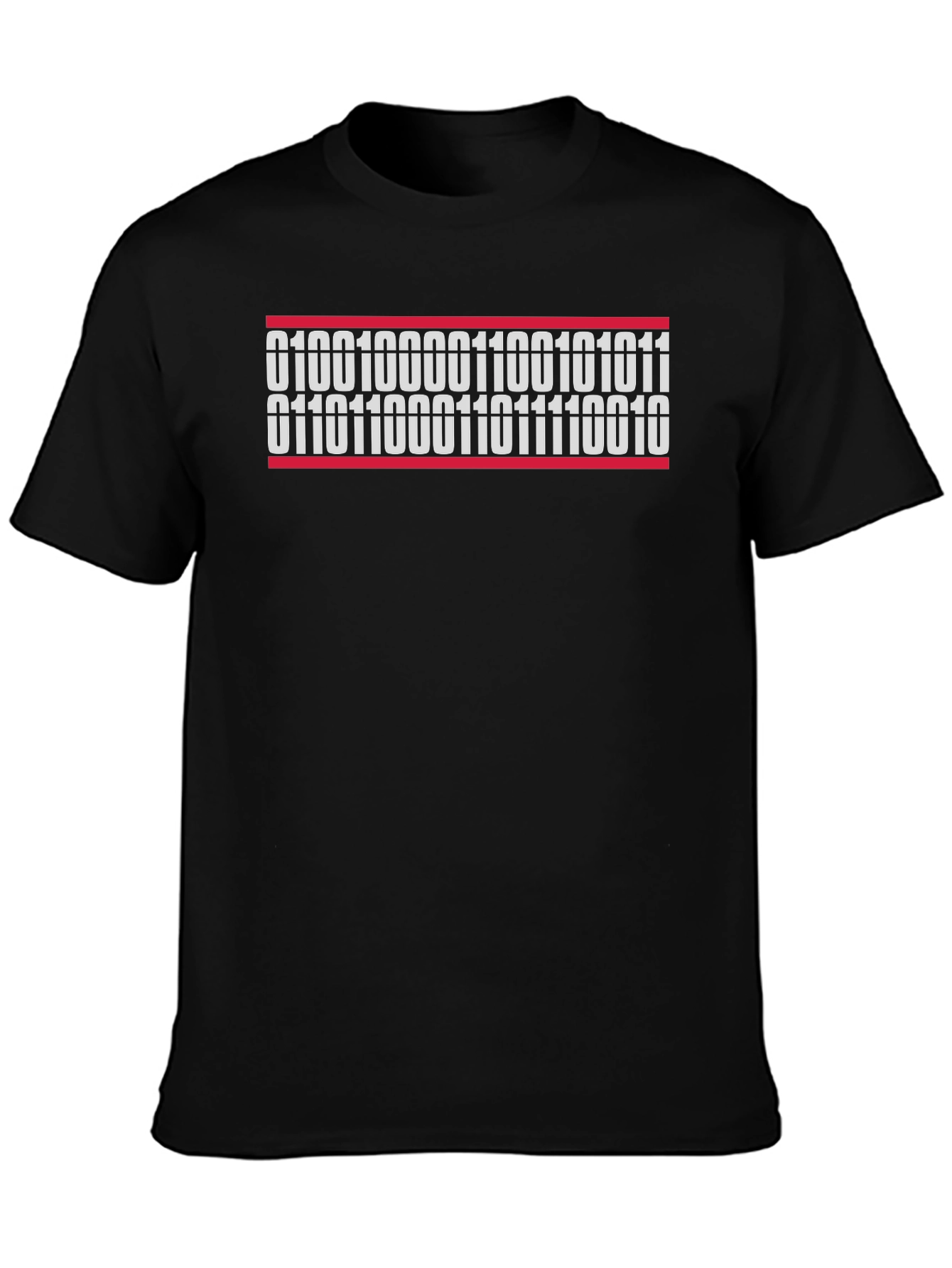 Binary Code Graphic Tee - Geek Chic T-Shirt