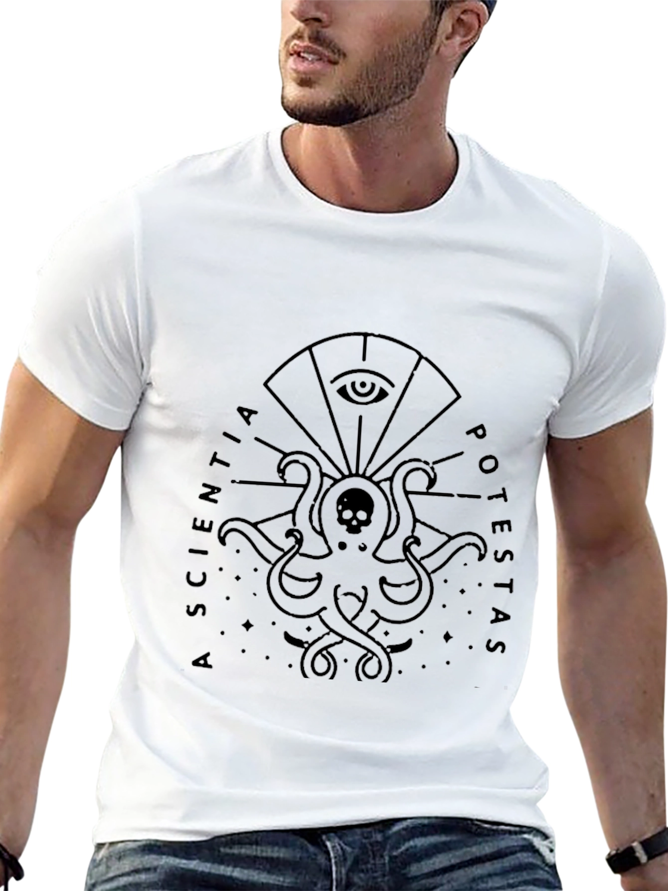 Mystic Octopus Graphic Tee - Science is Power T-Shirt